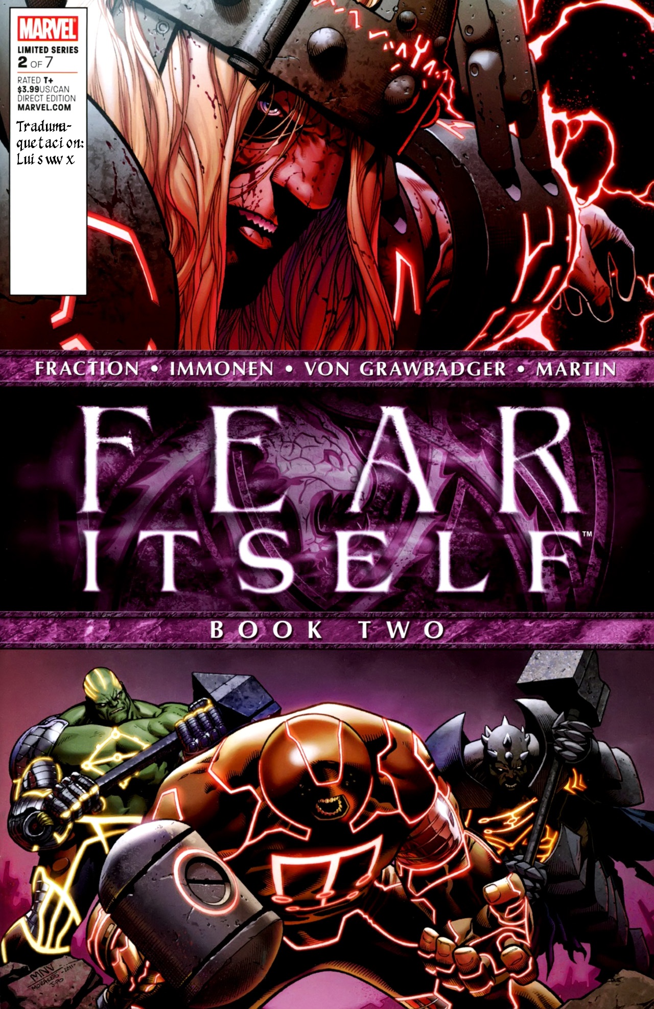 Carátula 2.- Fear Itself #2.cbr