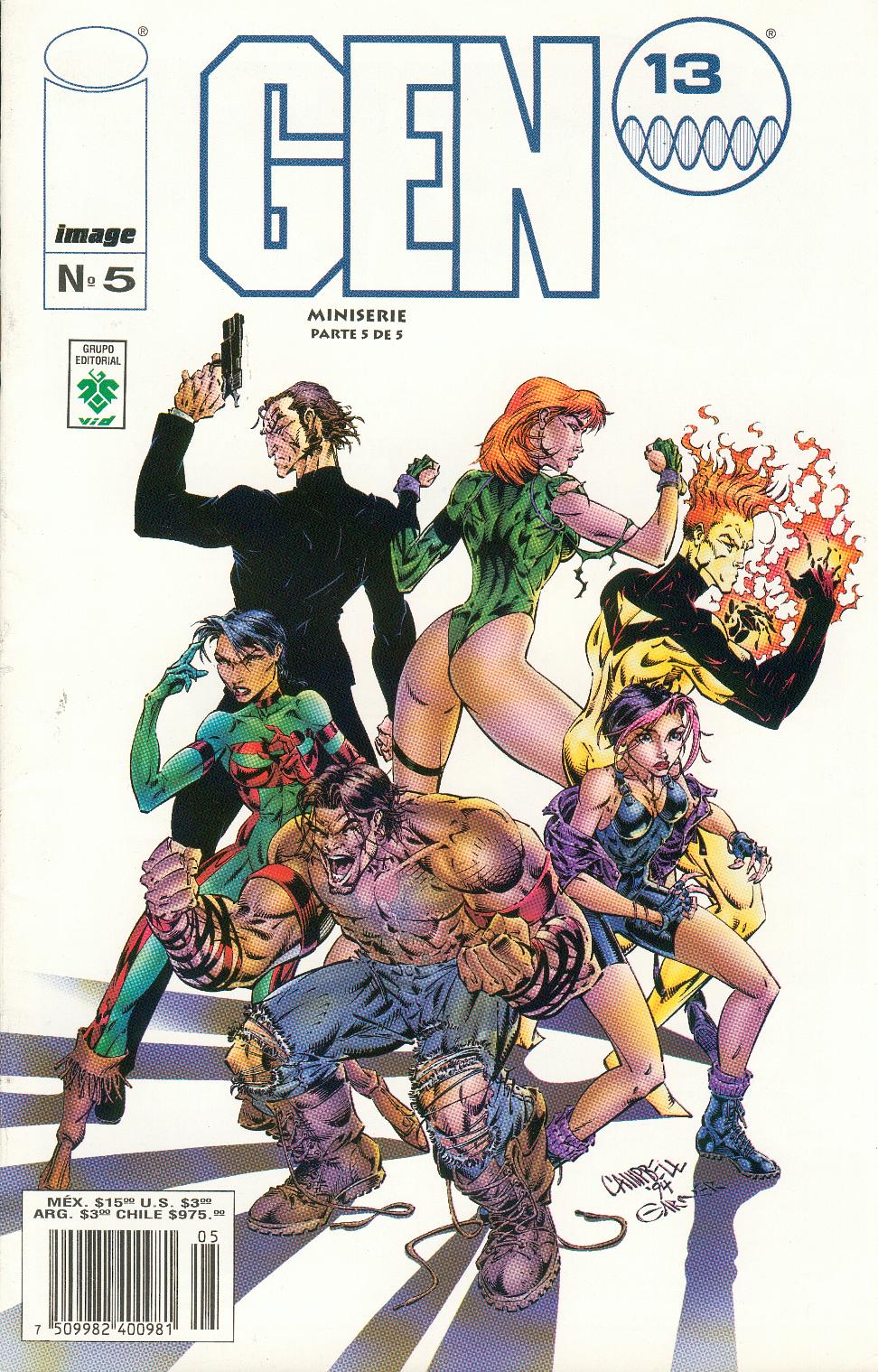 Carátula Gen13 Vol0 #5.cbr