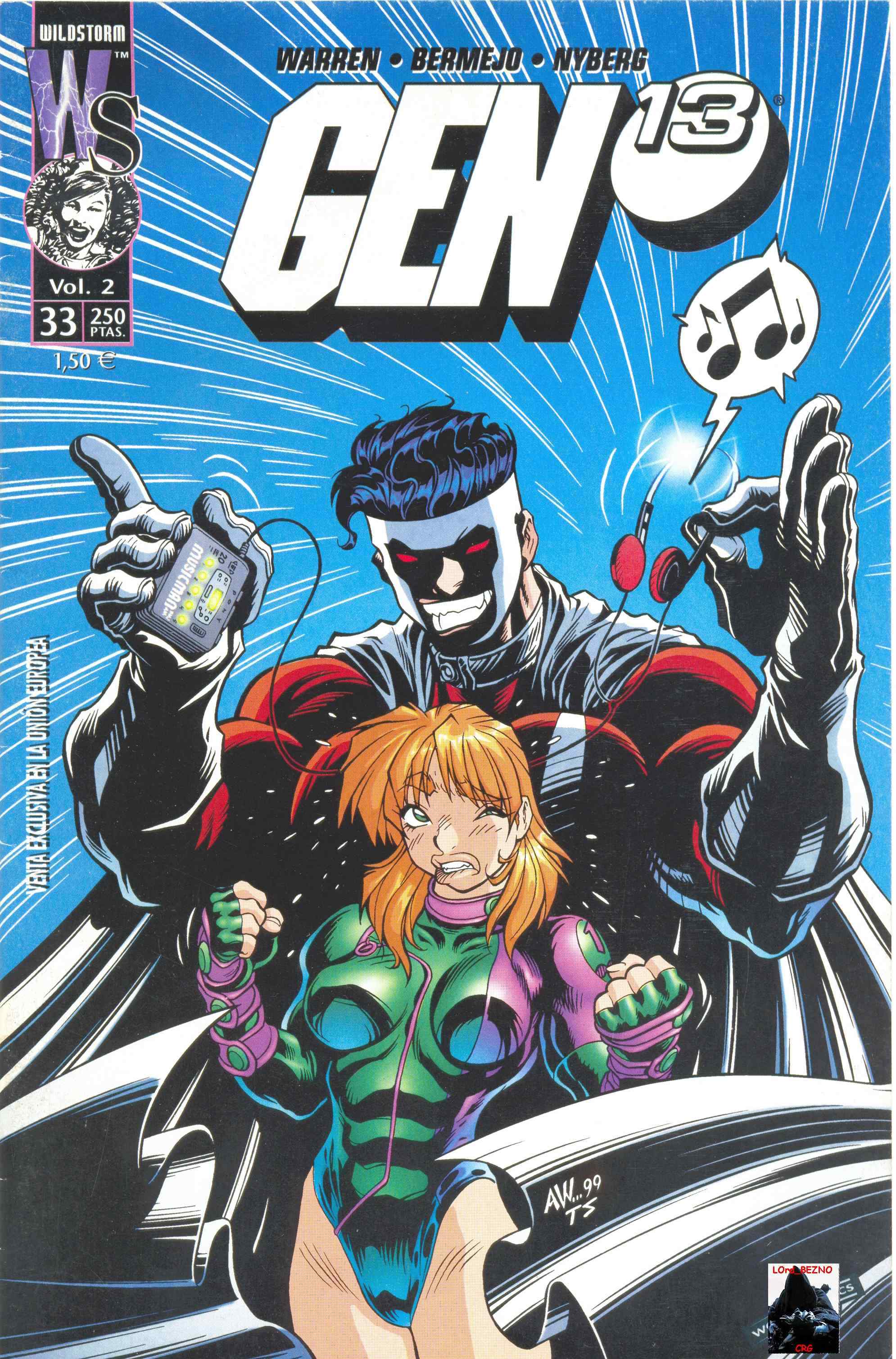 Carátula Gen13 Vol2 #33.cbr