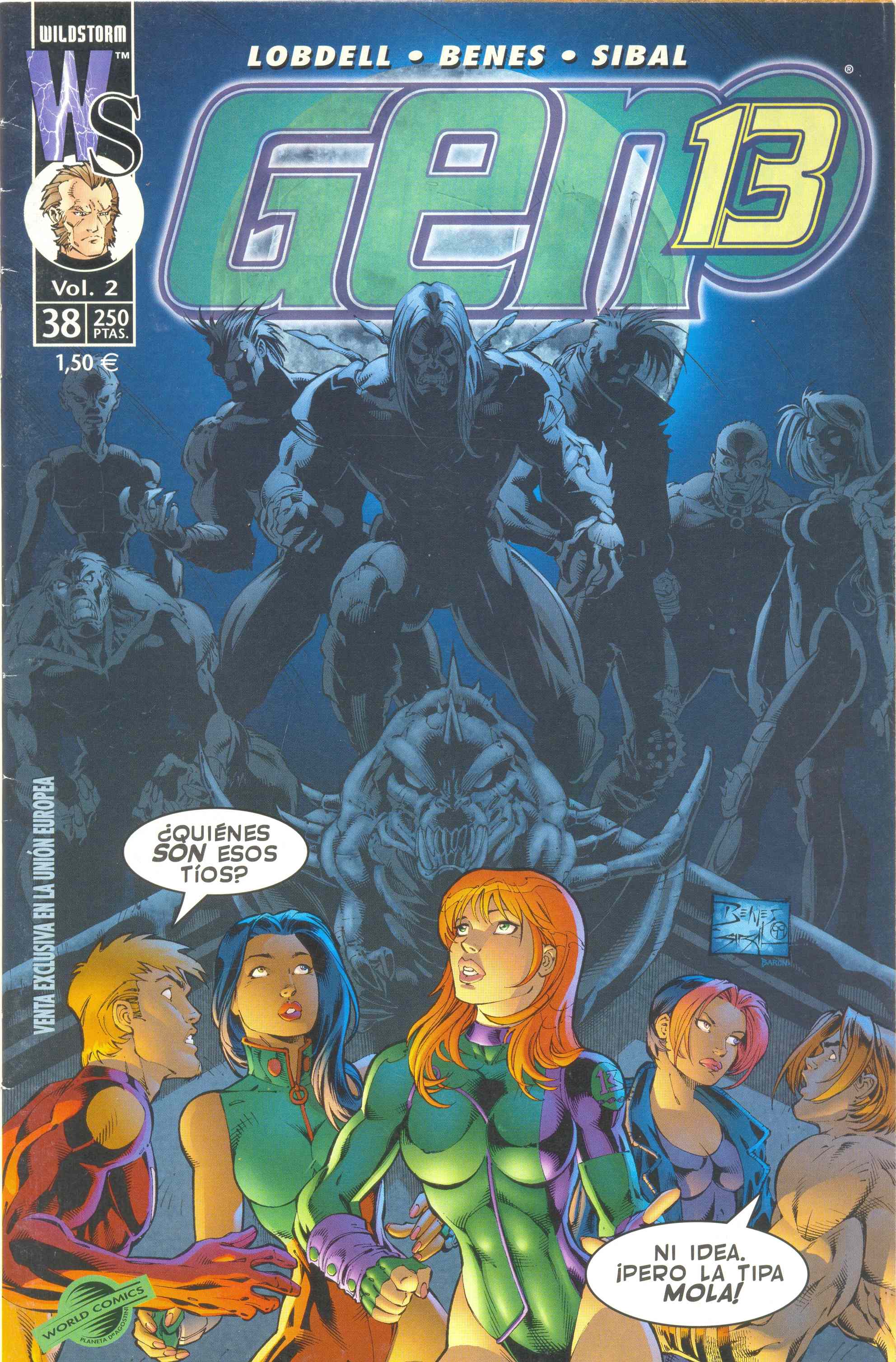 Carátula Gen13 Vol2 #38.cbr