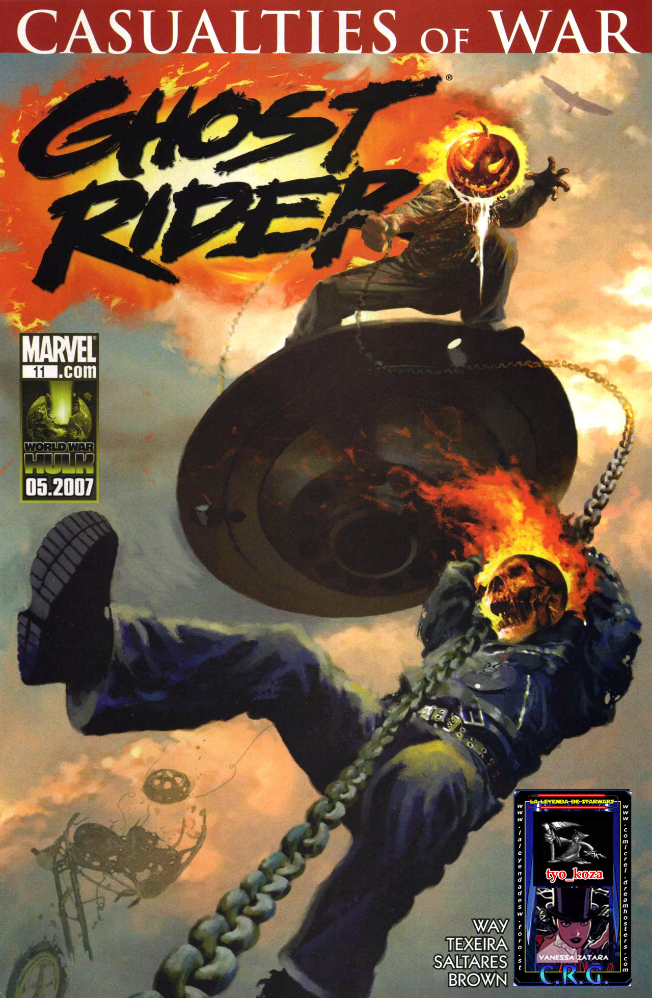 Carátula 107 Ghost Rider 11.cbr