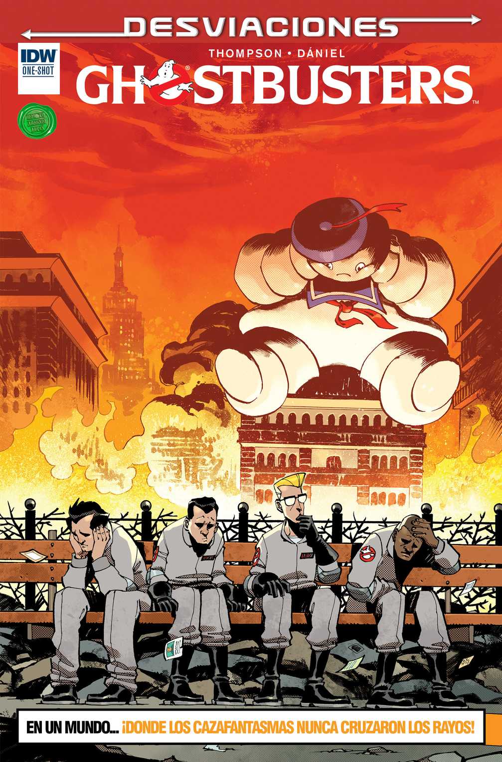 Carátula Ghostbusters Desviaciones.cbr