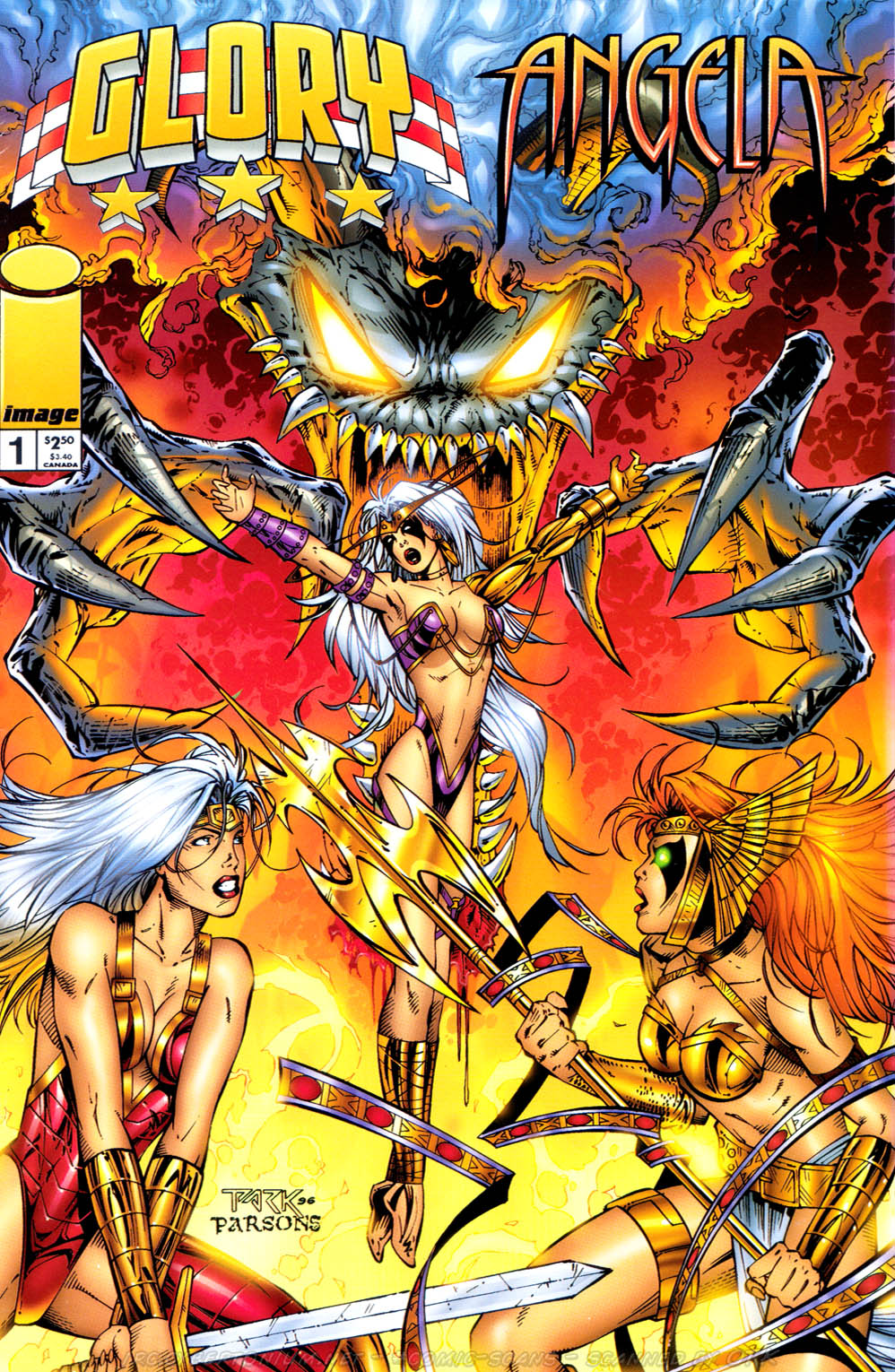 Carátula Glory - Angela - Angels In Hell 01 (1996) [OTK].cbr