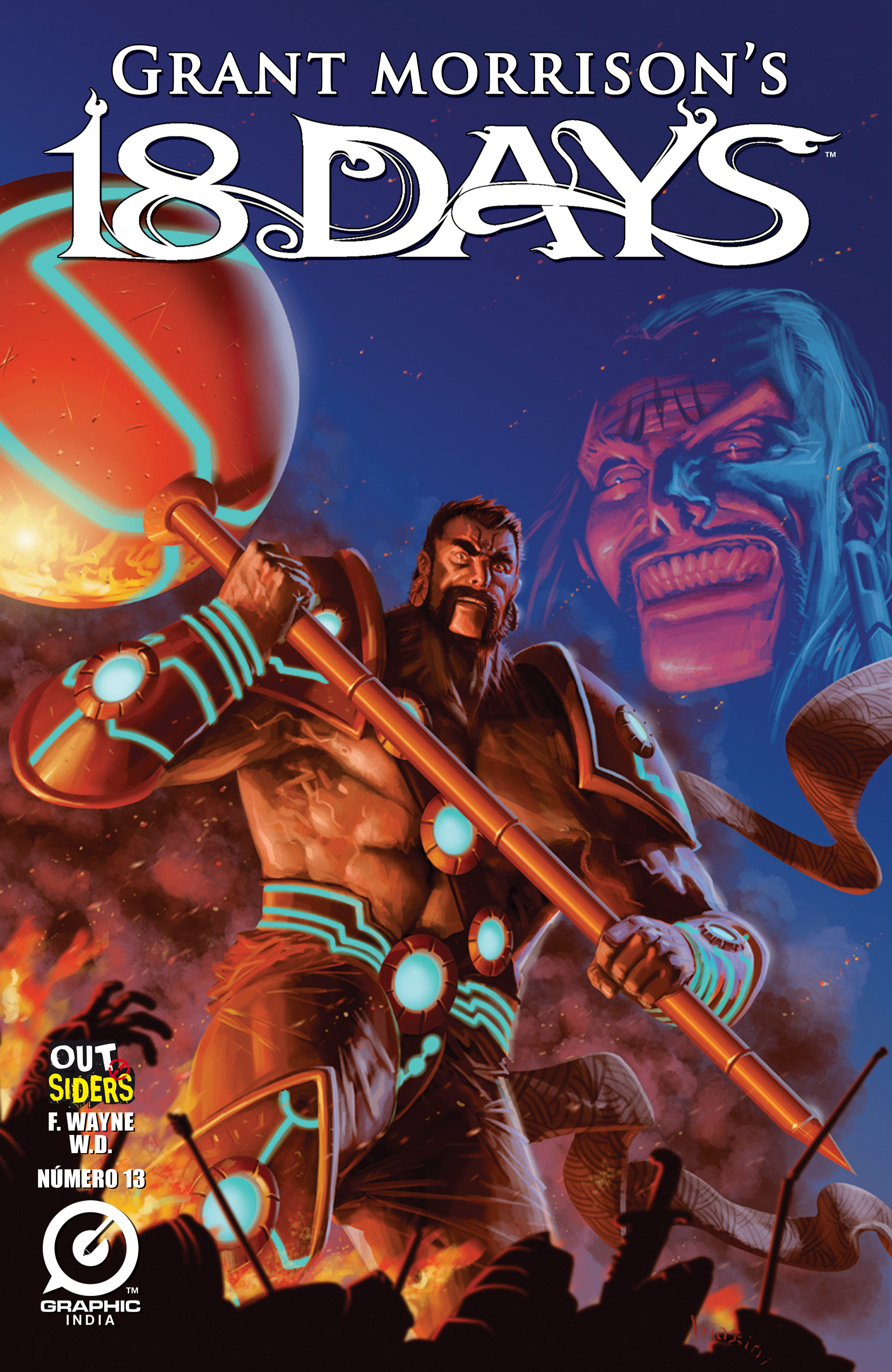 Carátula Grant Morrison's 18 Days 13 [HijosDeMalebolgia].cbr
