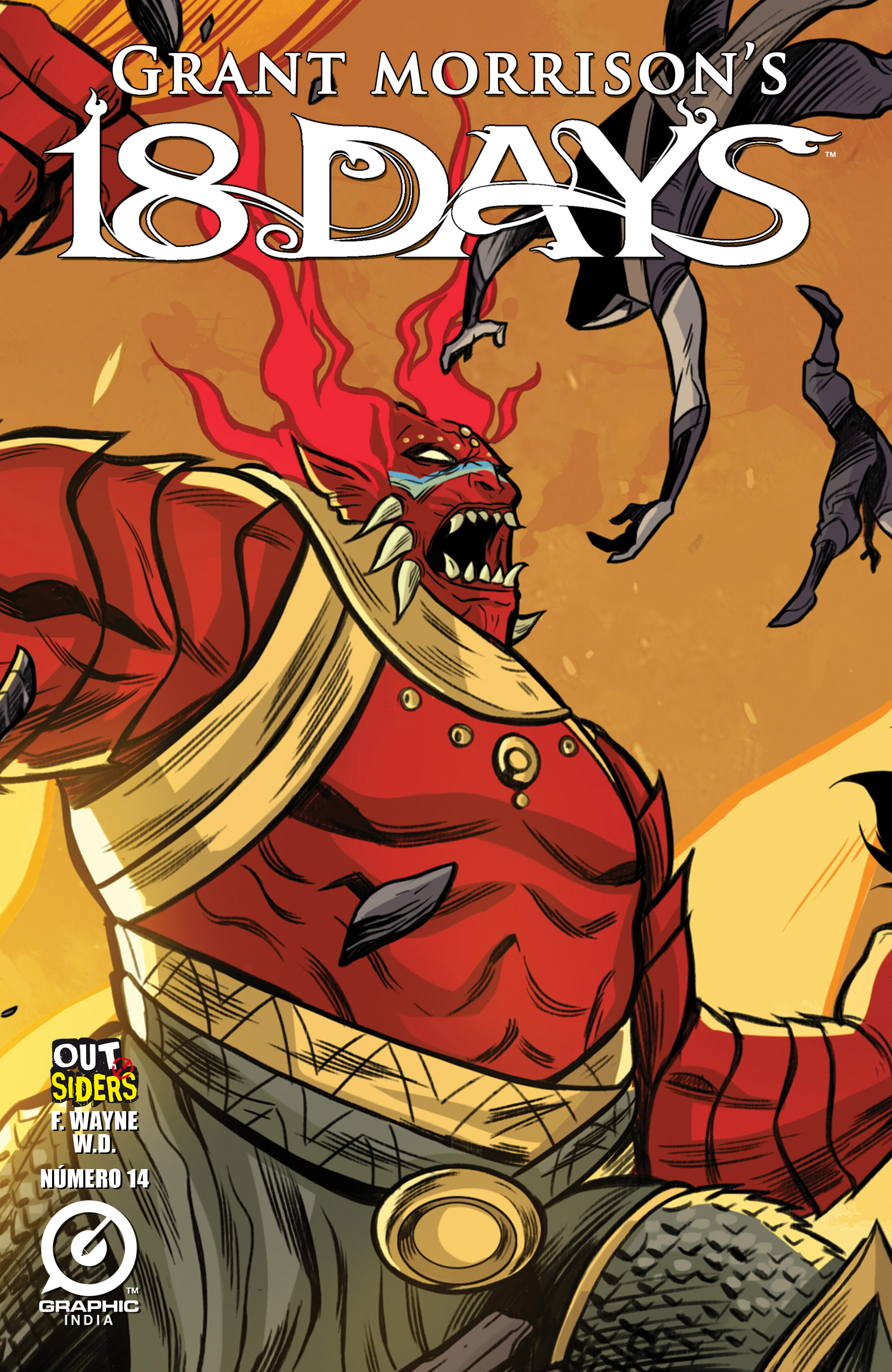Carátula Grant Morrison's 18 Days 14 [HijosDeMalebolgia].cbr
