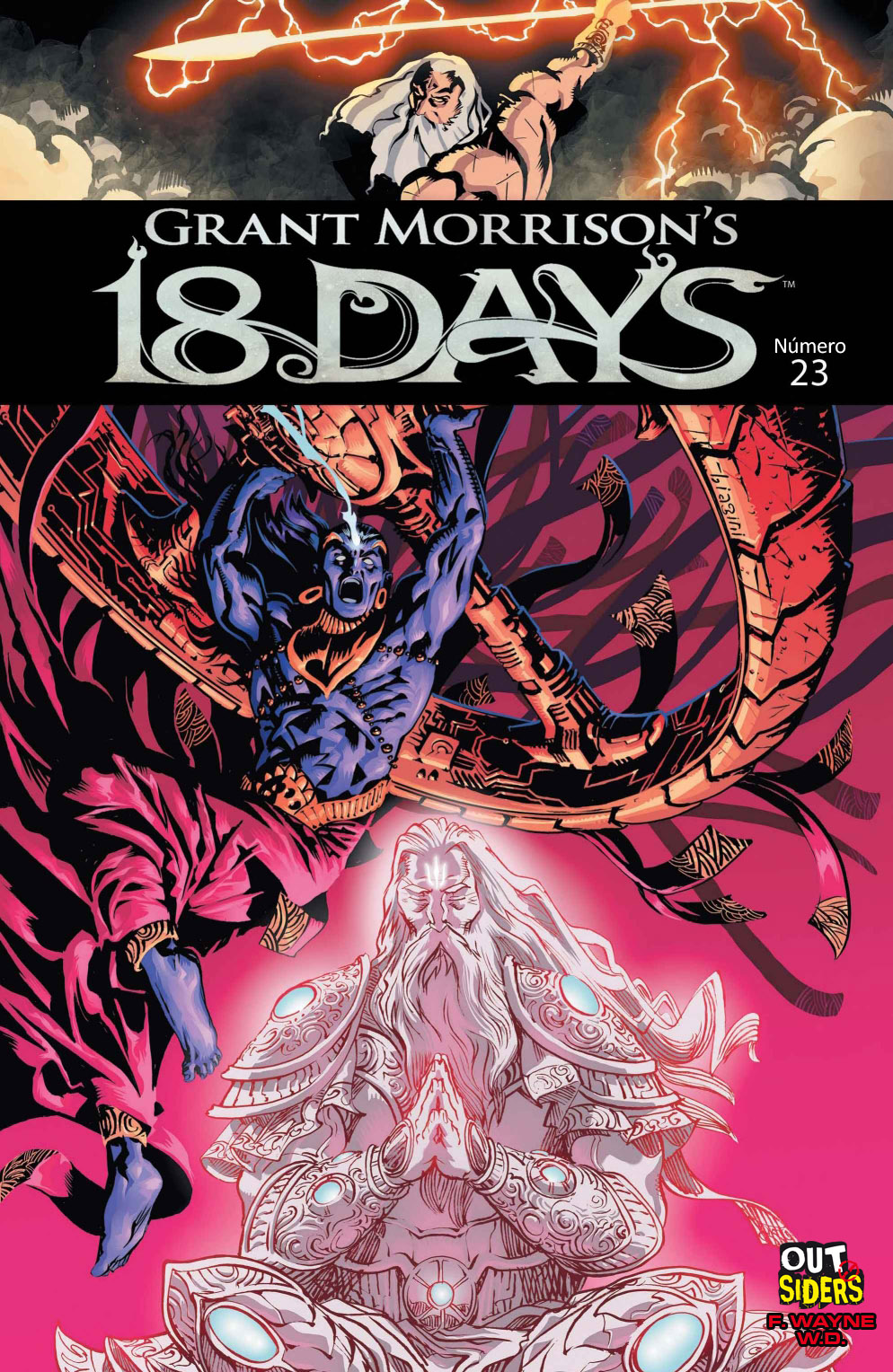 Carátula Grant Morrison's 18 Days 23 [HijosDeMalebolgia].cbr