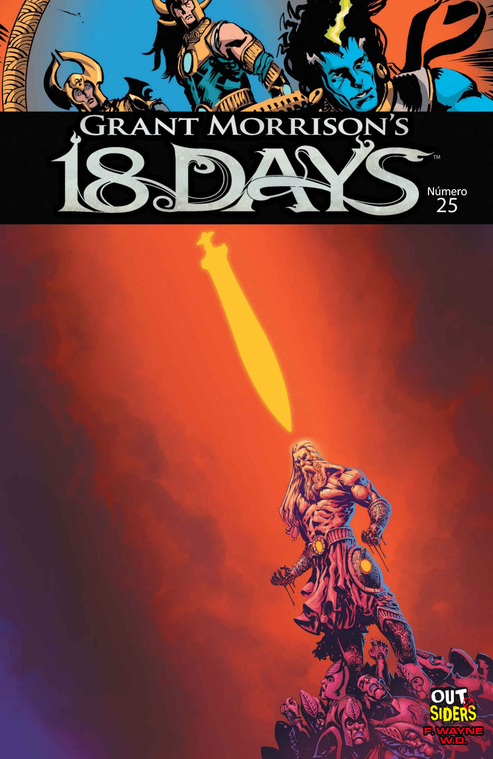 Carátula Grant Morrison's 18 Days 25 [HijosDeMalebolgia].cbr