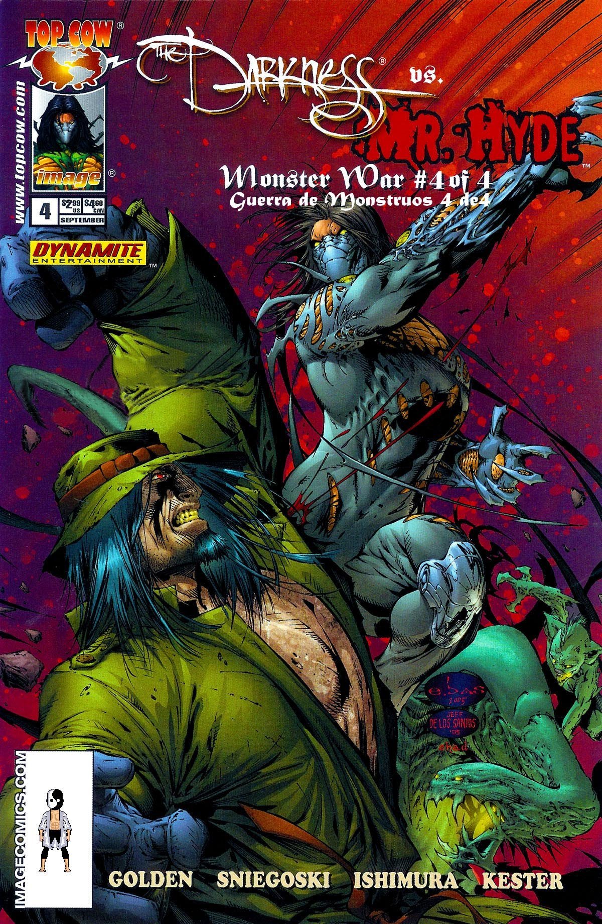 Carátula Guerra de Monstruos 04 - Darkness vs Mr.Hyde.cbr