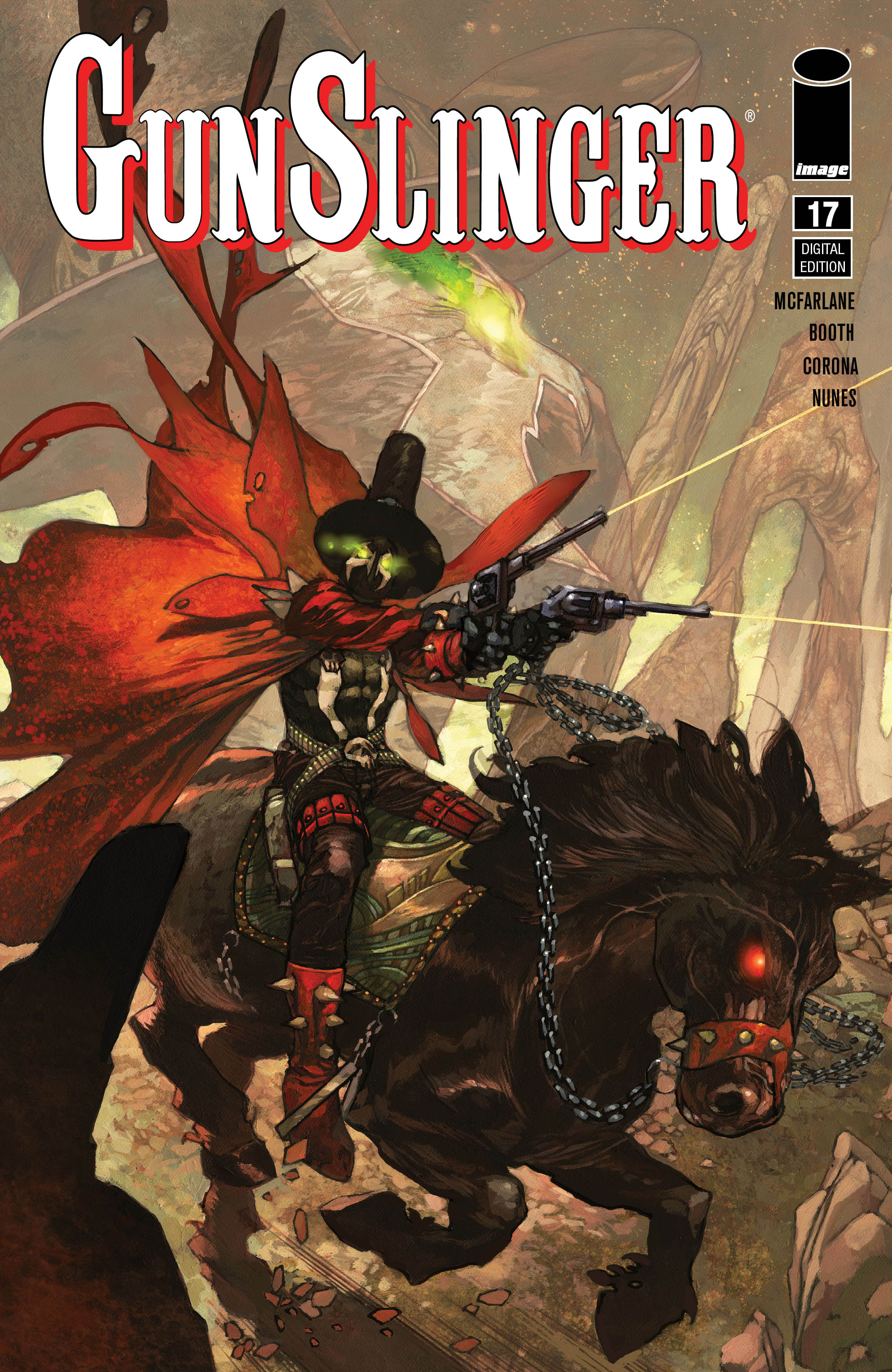 Carátula Gunslinger Spawn #17 [9RC, RG] @Comicverso.cbr