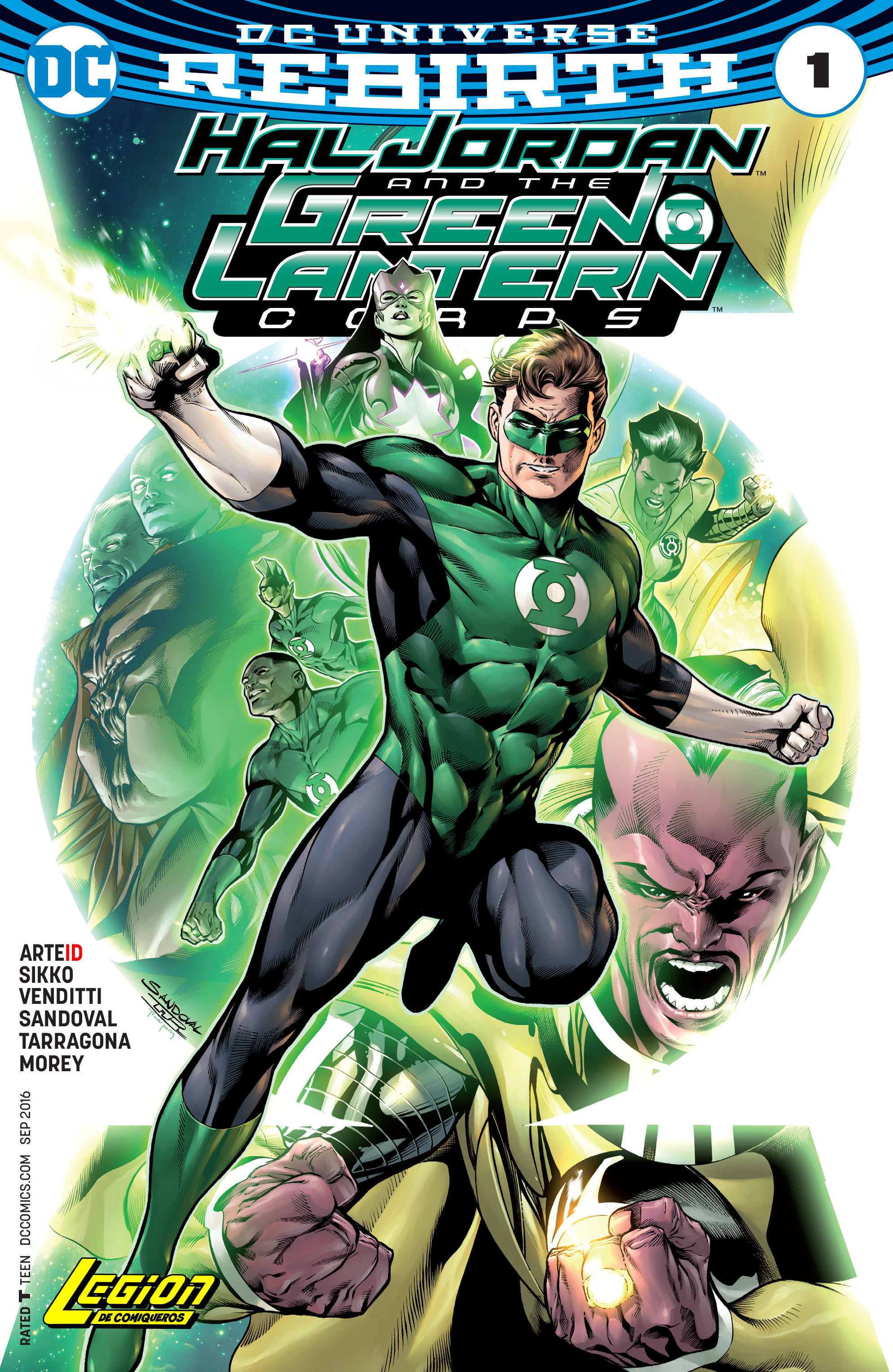 Carátula Hal Jordan and the Green Lantern Corps 01.cbr