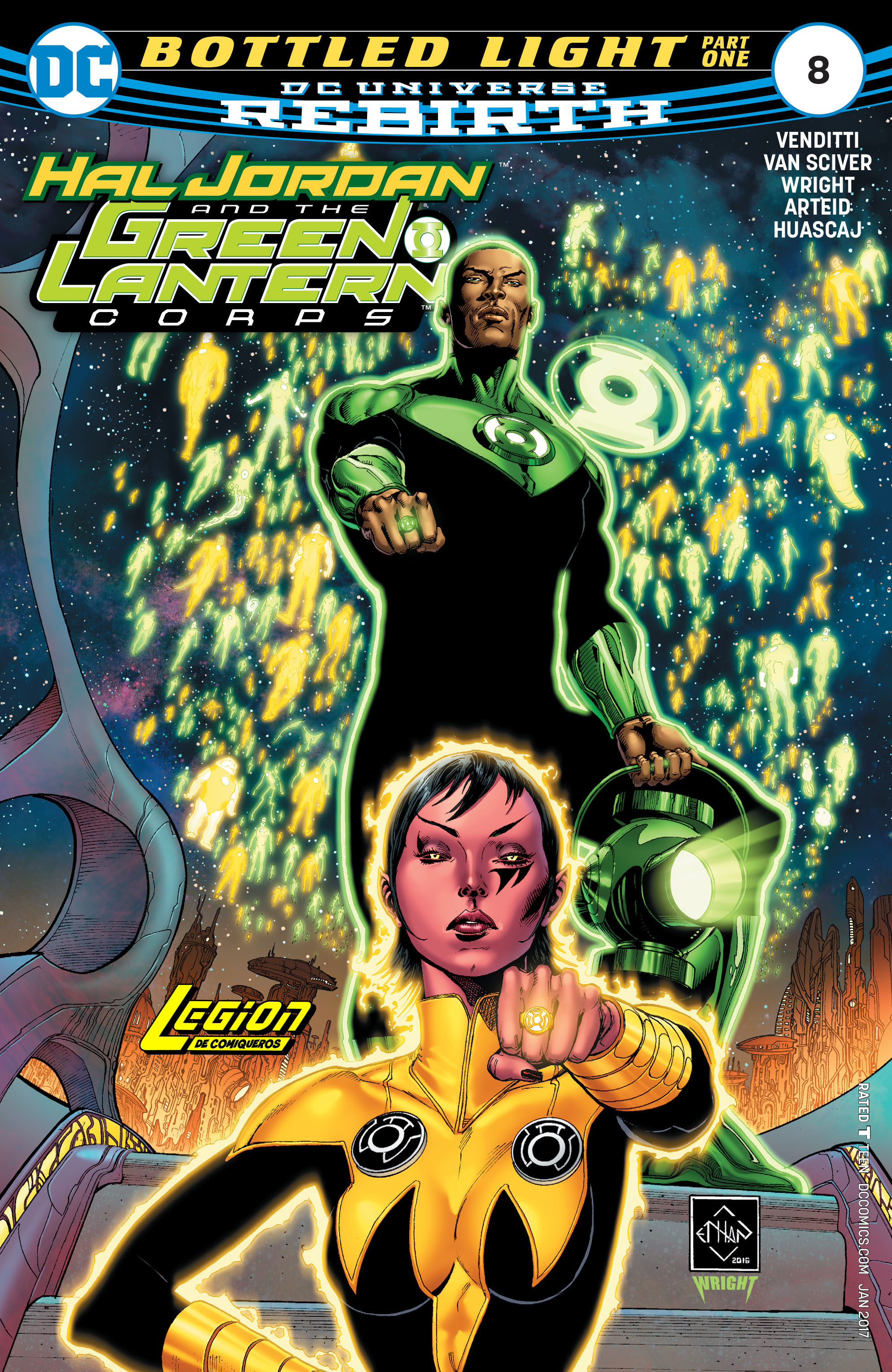 Carátula Hal Jordan and the Green Lantern Corps 08.cbr