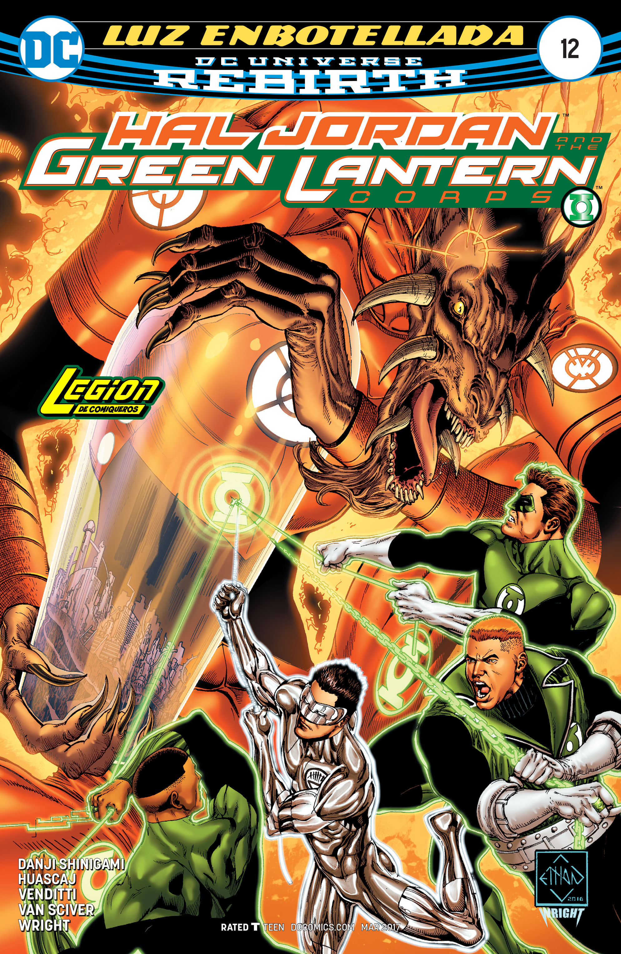 Carátula Hal Jordan and the Green Lantern Corps 12.cbr