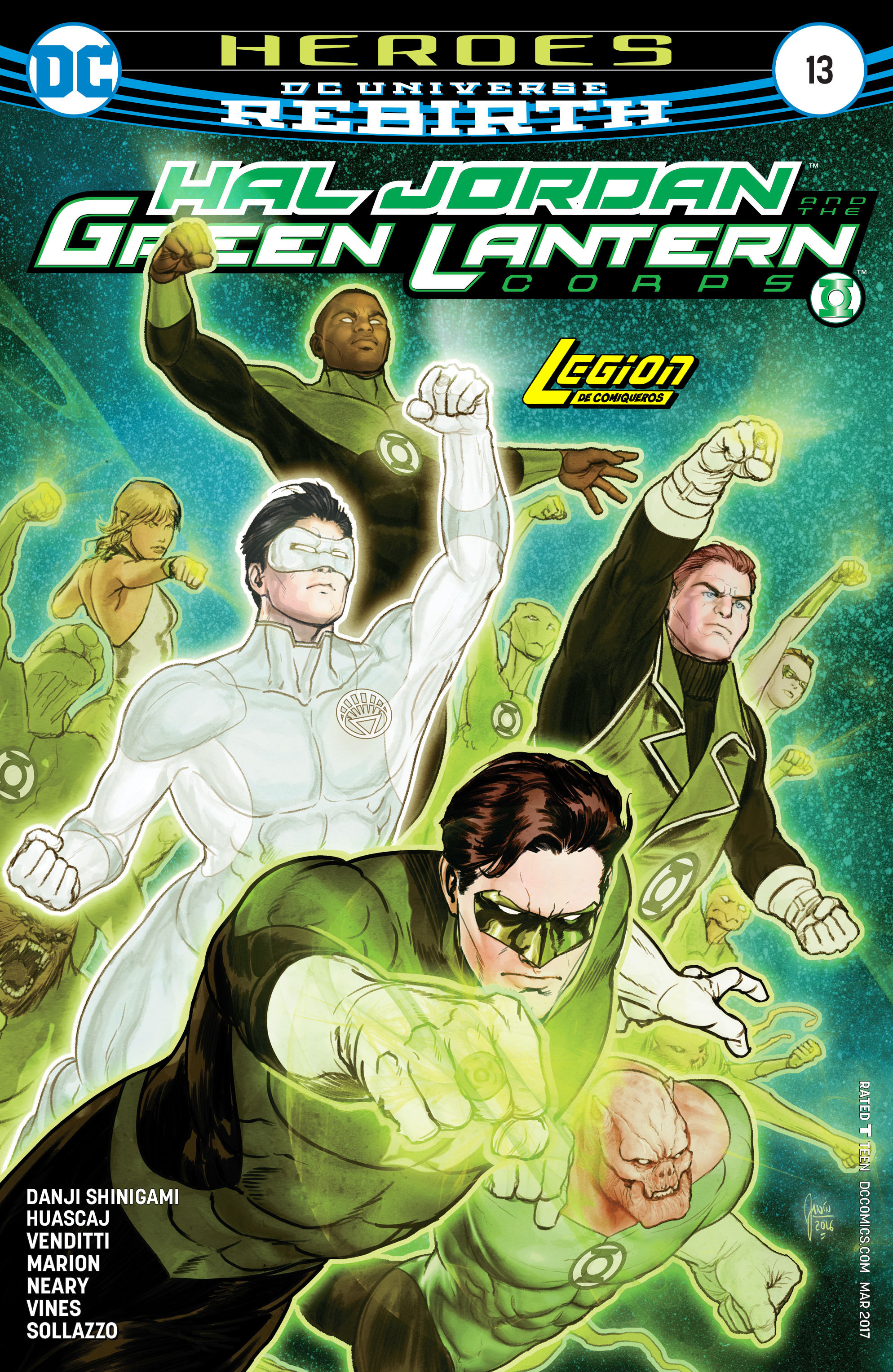 Carátula Hal Jordan and the Green Lantern Corps 13.cbr