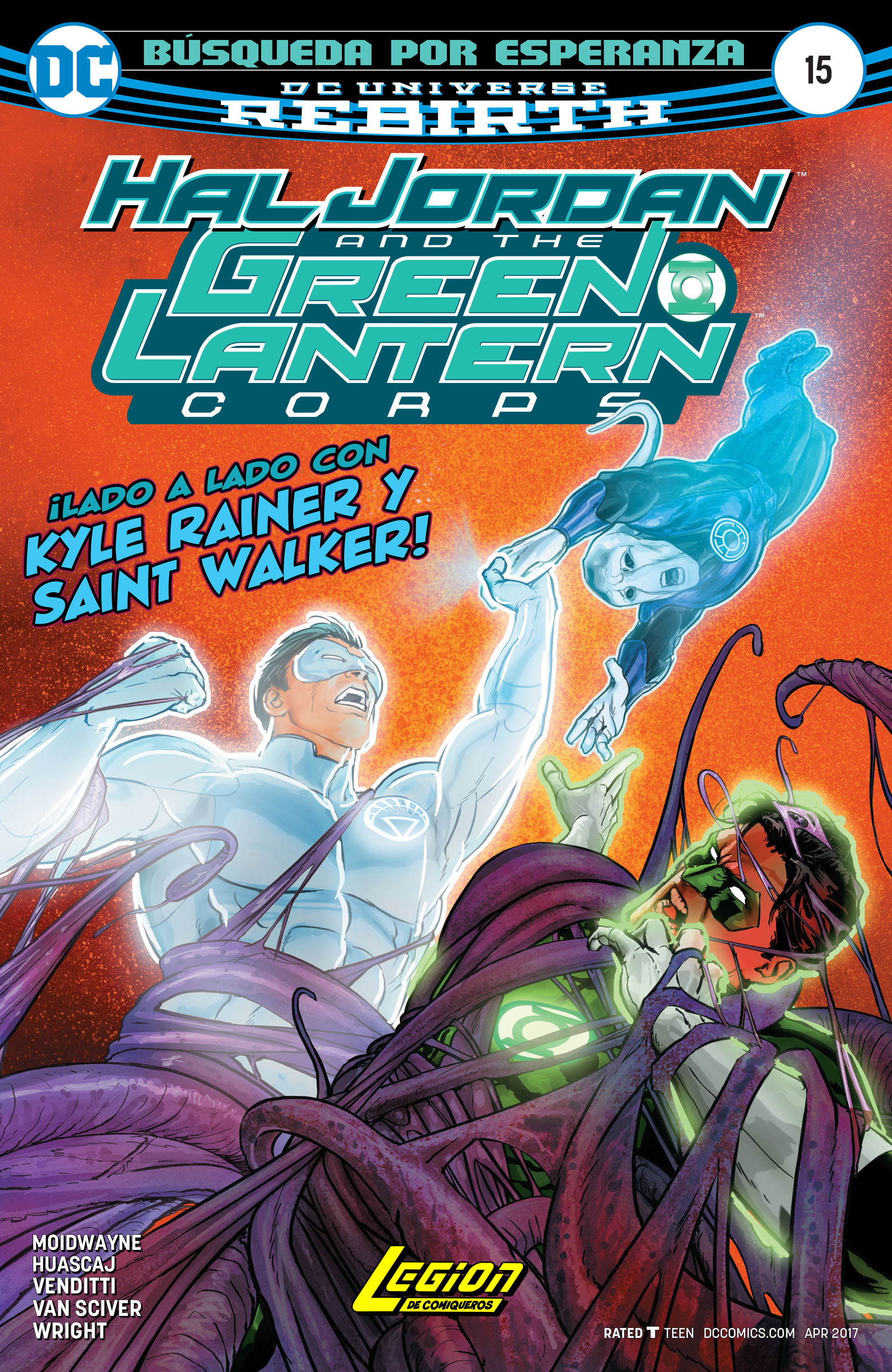 Carátula Hal Jordan and the Green Lantern Corps 15.cbr