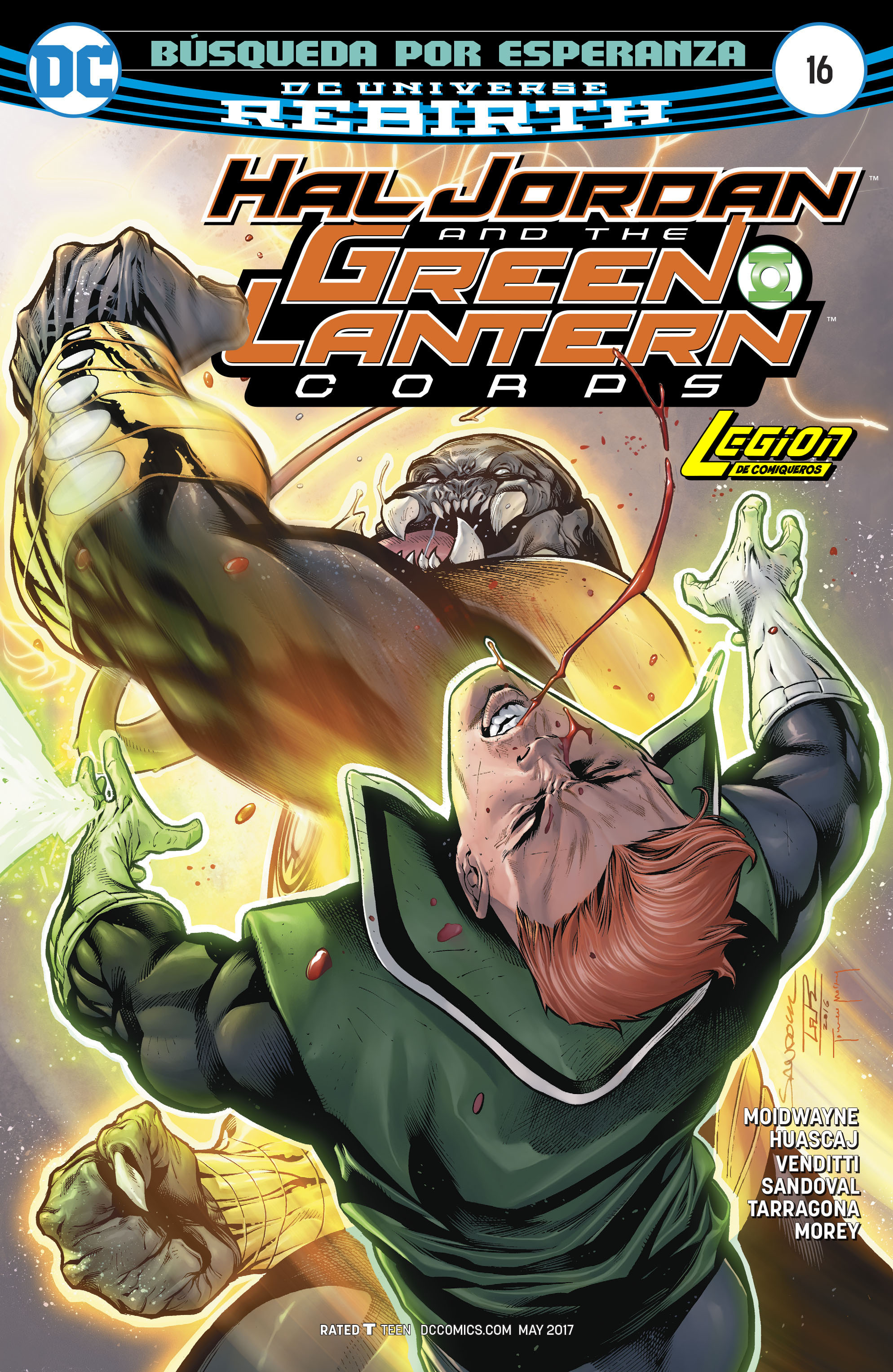 Carátula Hal Jordan and the Green Lantern Corps 16.cbr