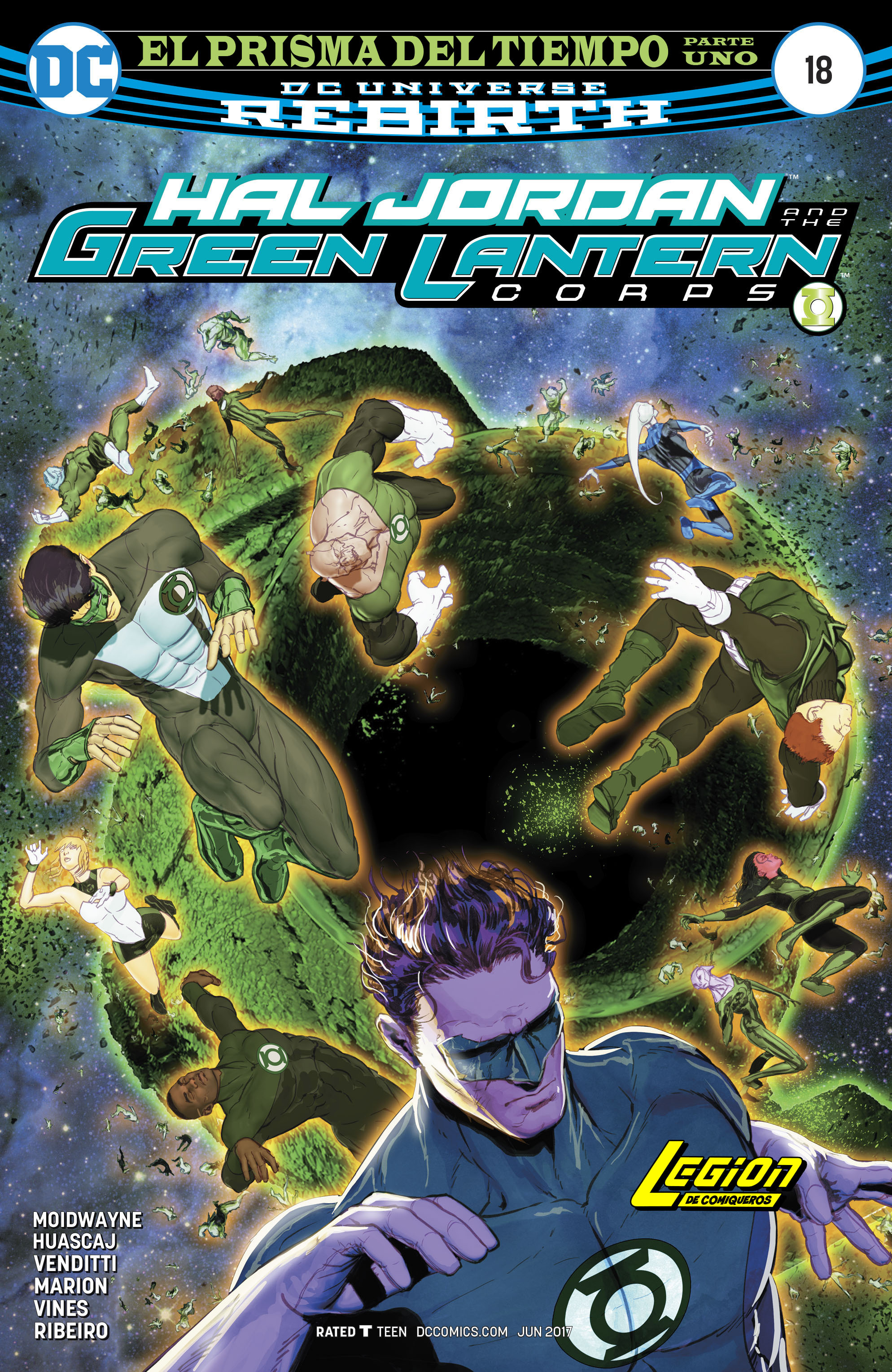 Carátula Hal Jordan and the Green Lantern Corps 18.cbr