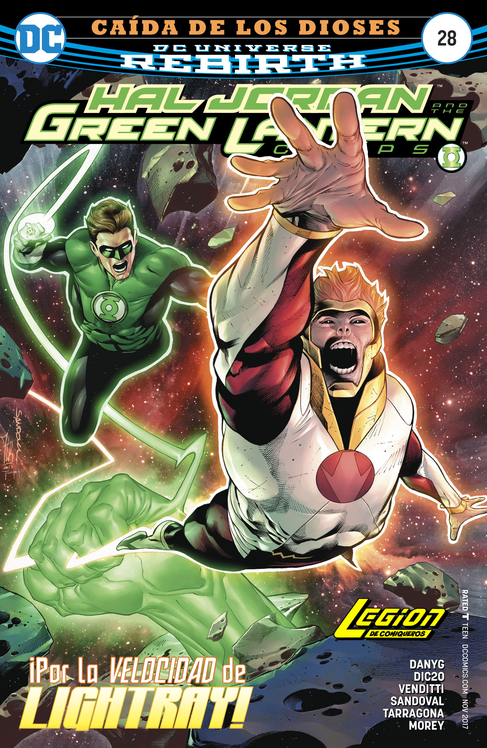 Carátula Hal Jordan and the Green Lantern Corps 28.cbr