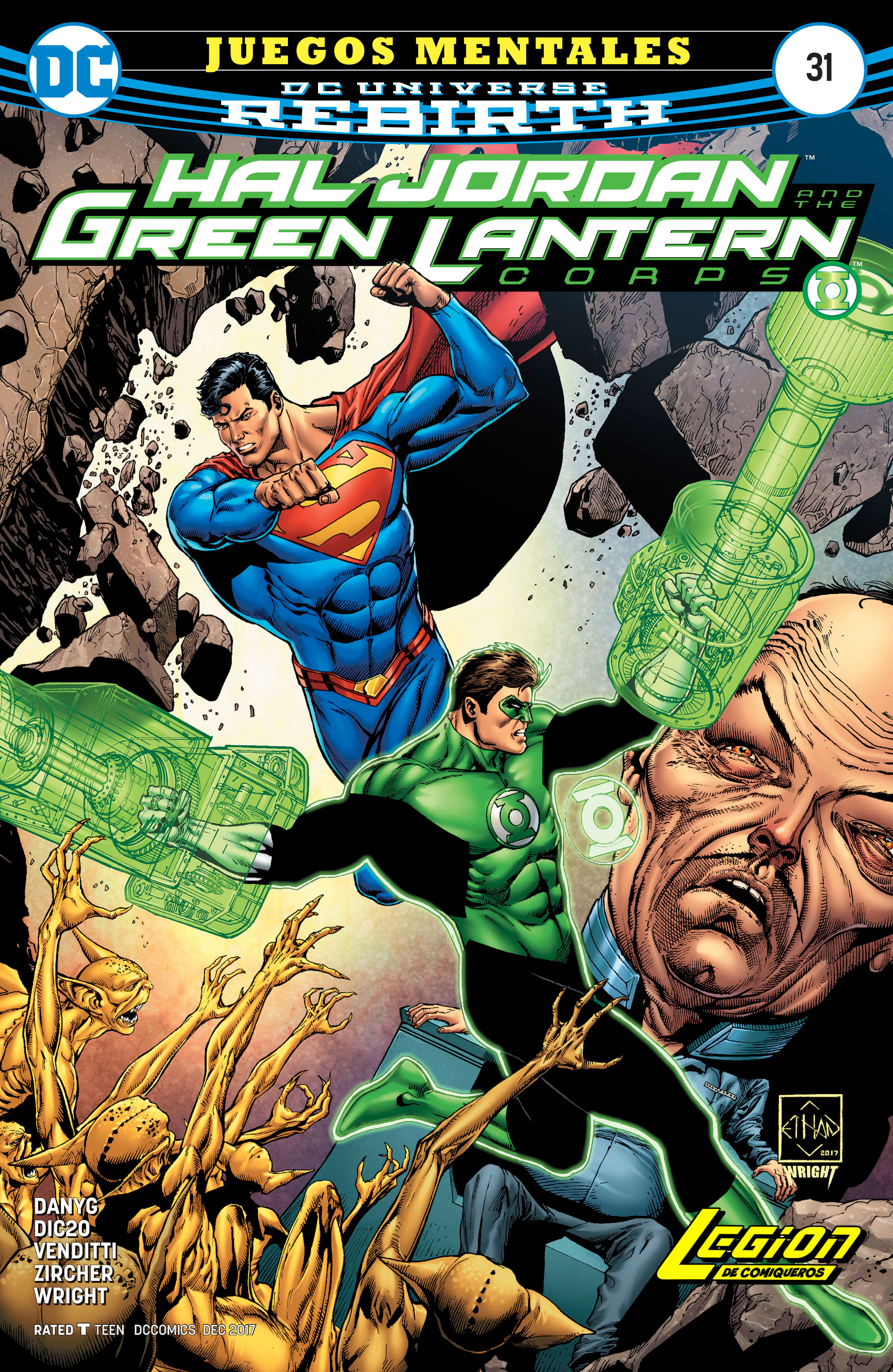Carátula Hal Jordan and the Green Lantern Corps 31.cbr