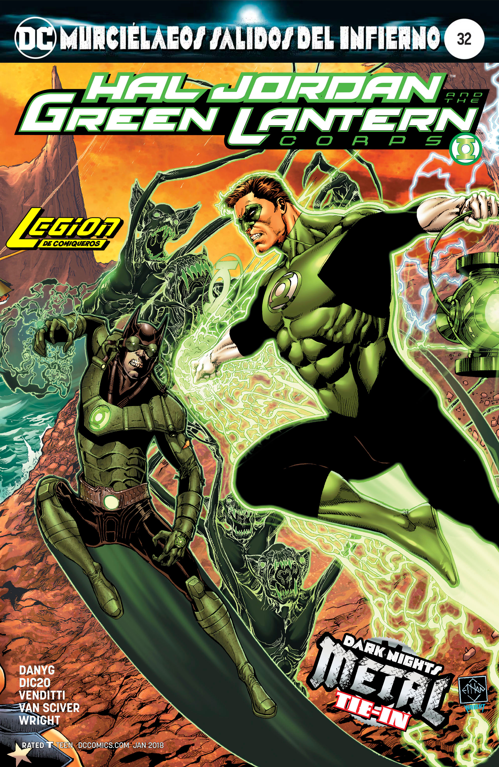Carátula Hal Jordan and the Green Lantern Corps 32.cbr