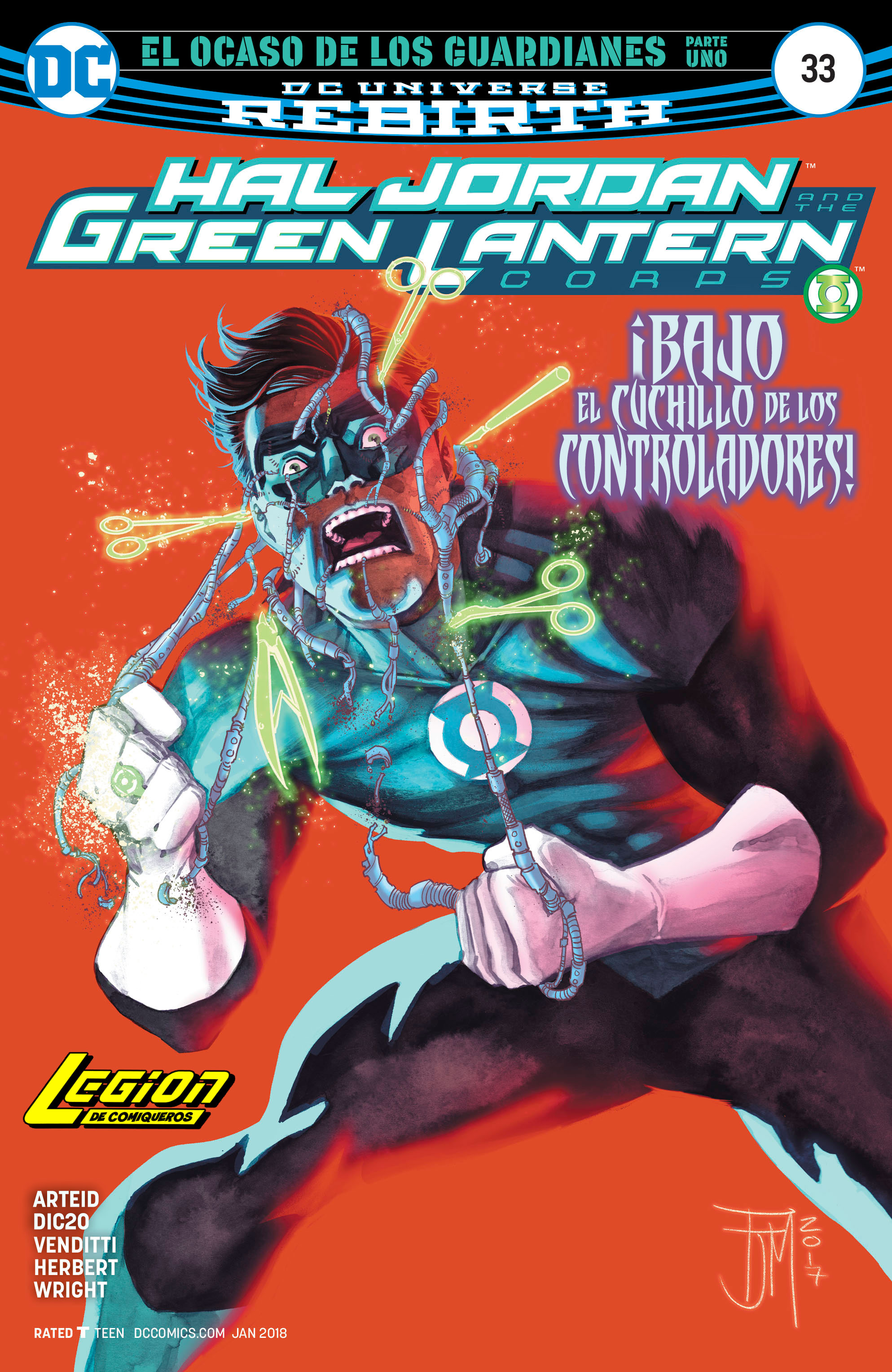 Carátula Hal Jordan and the Green Lantern Corps 33.cbr