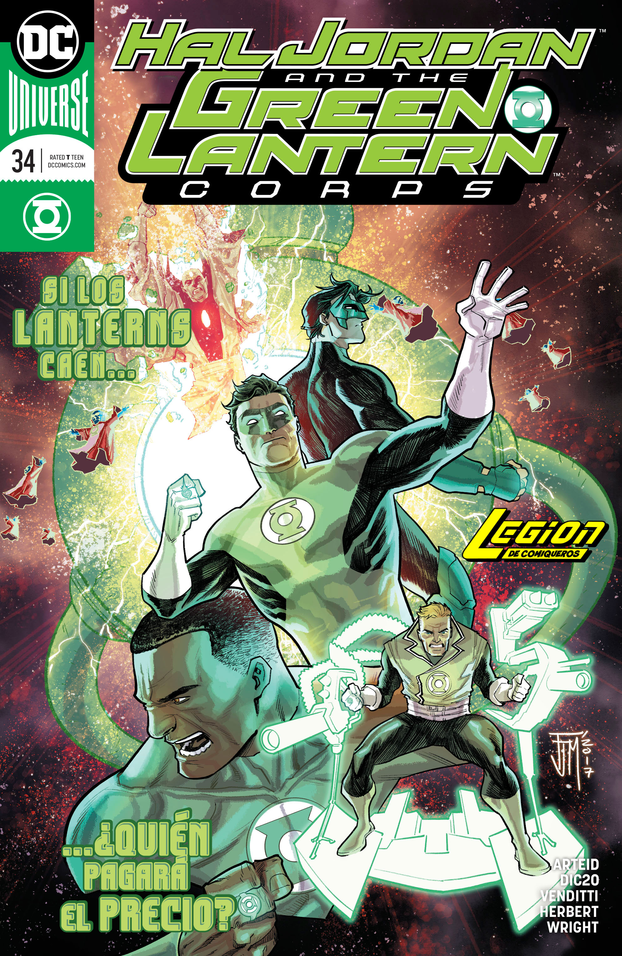 Carátula Hal Jordan and the Green Lantern Corps 34.cbr