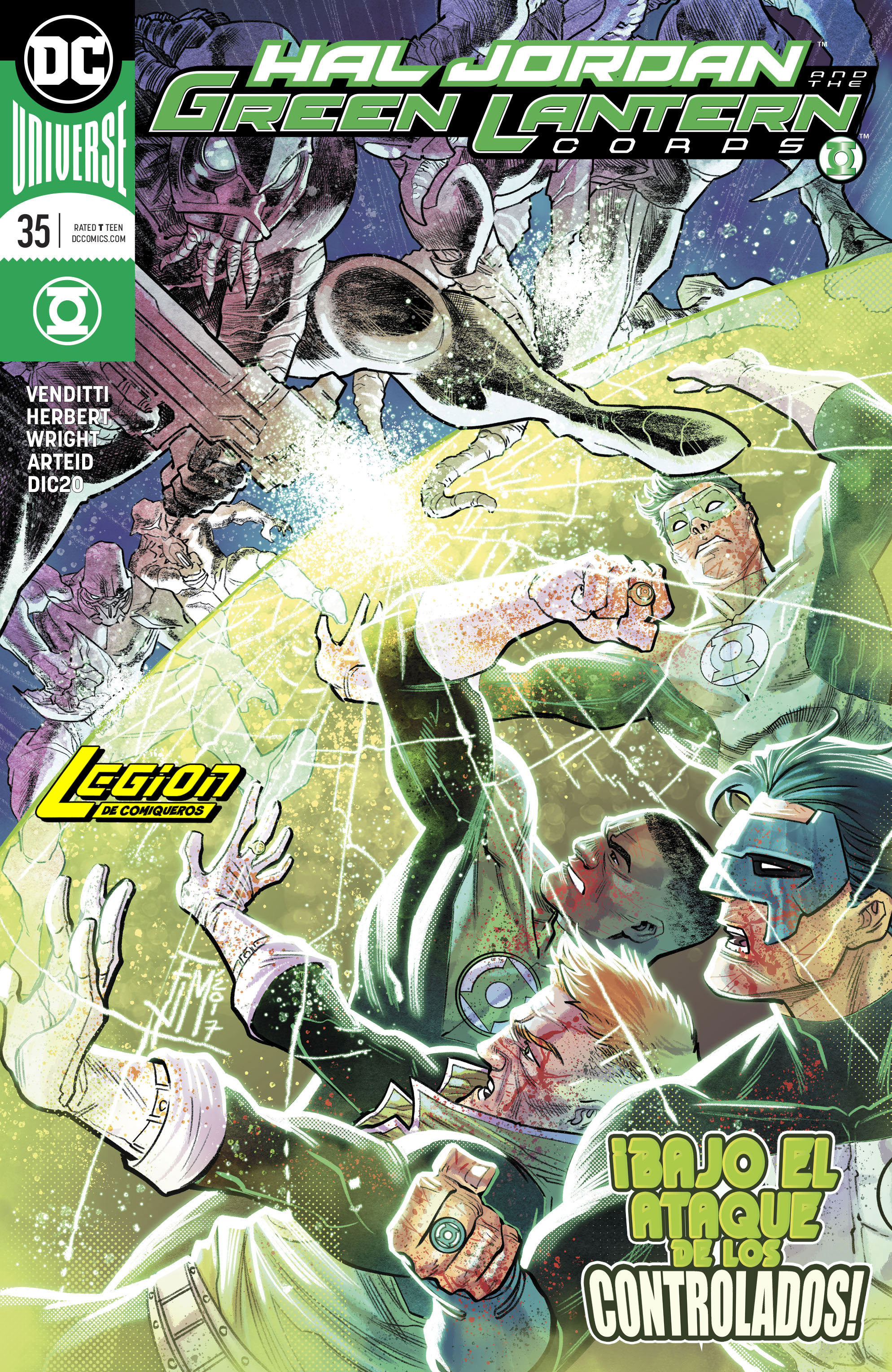 Carátula Hal Jordan and the Green Lantern Corps 35.cbr