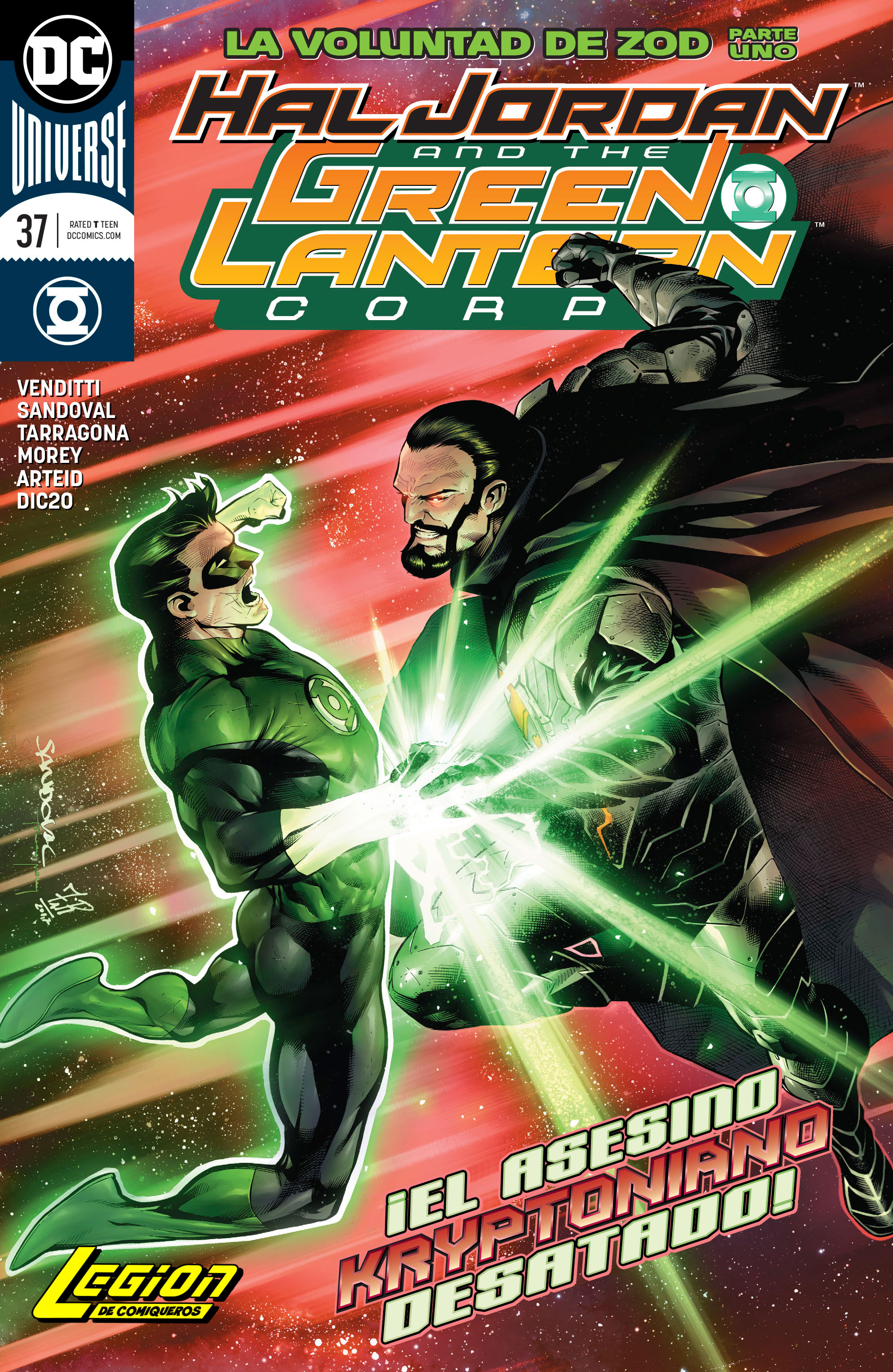 Carátula Hal Jordan and the Green Lantern Corps 37.cbr