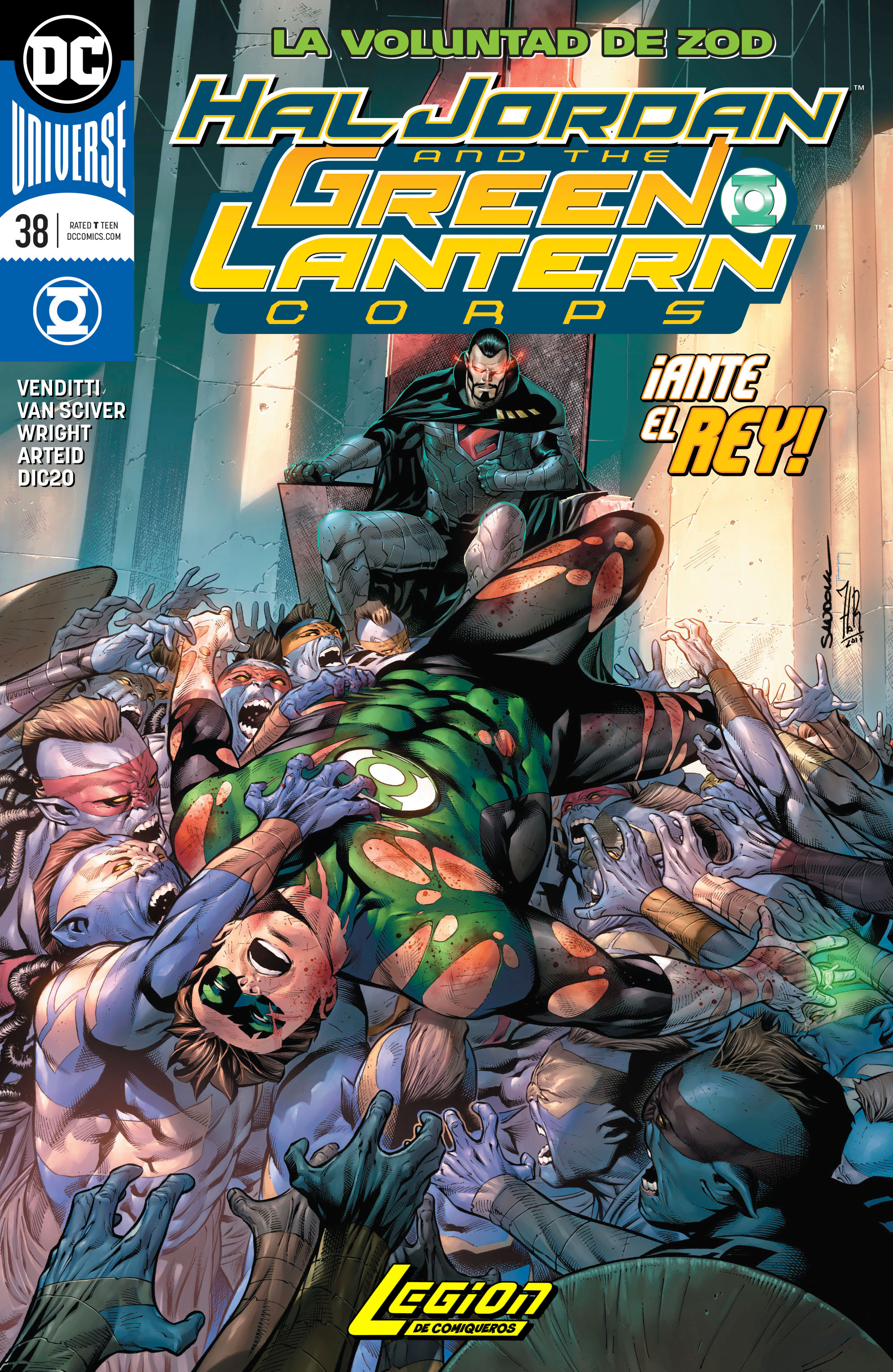 Carátula Hal Jordan and the Green Lantern Corps 38.cbr