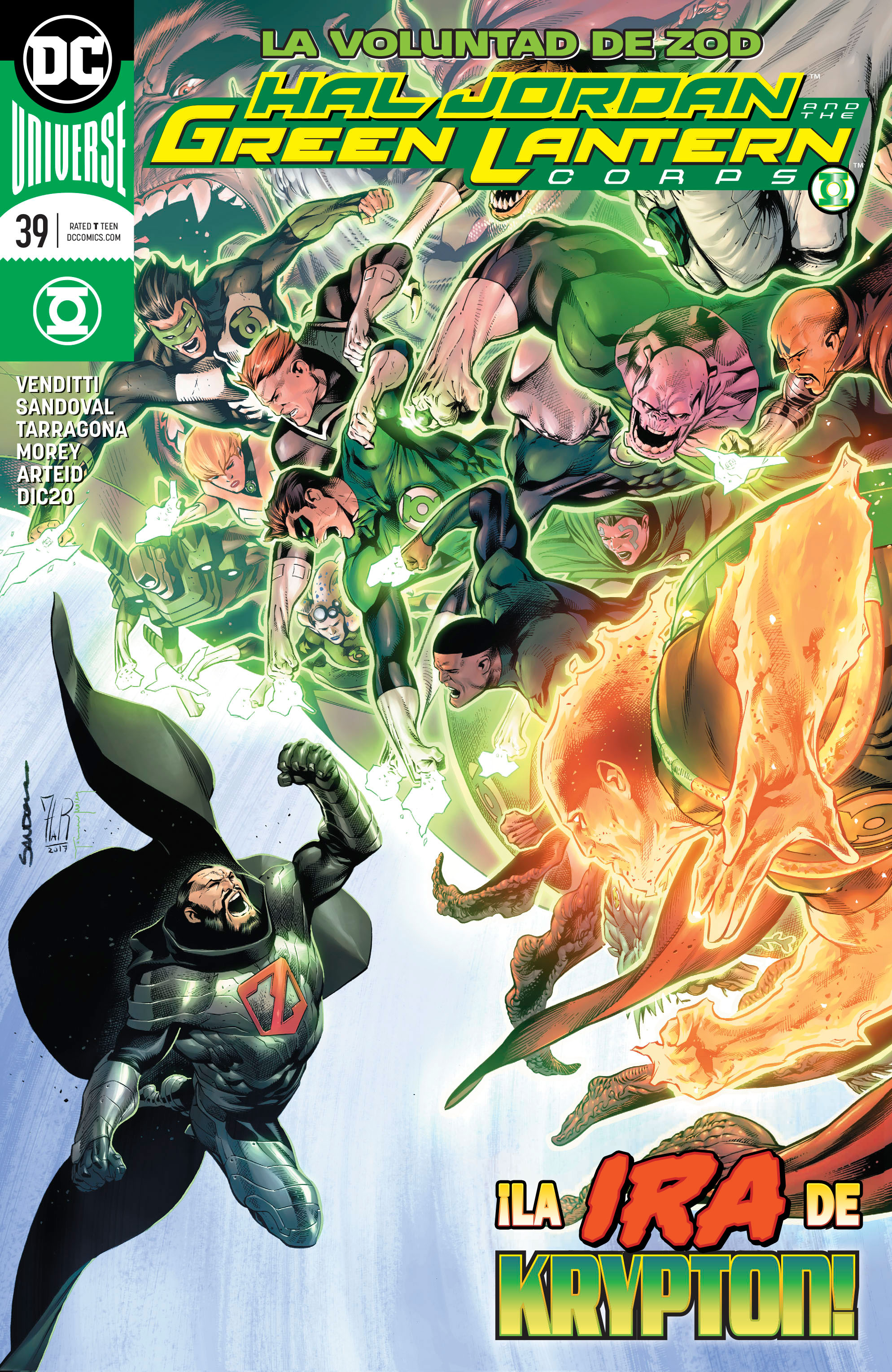 Carátula Hal Jordan and the Green Lantern Corps 39.cbr