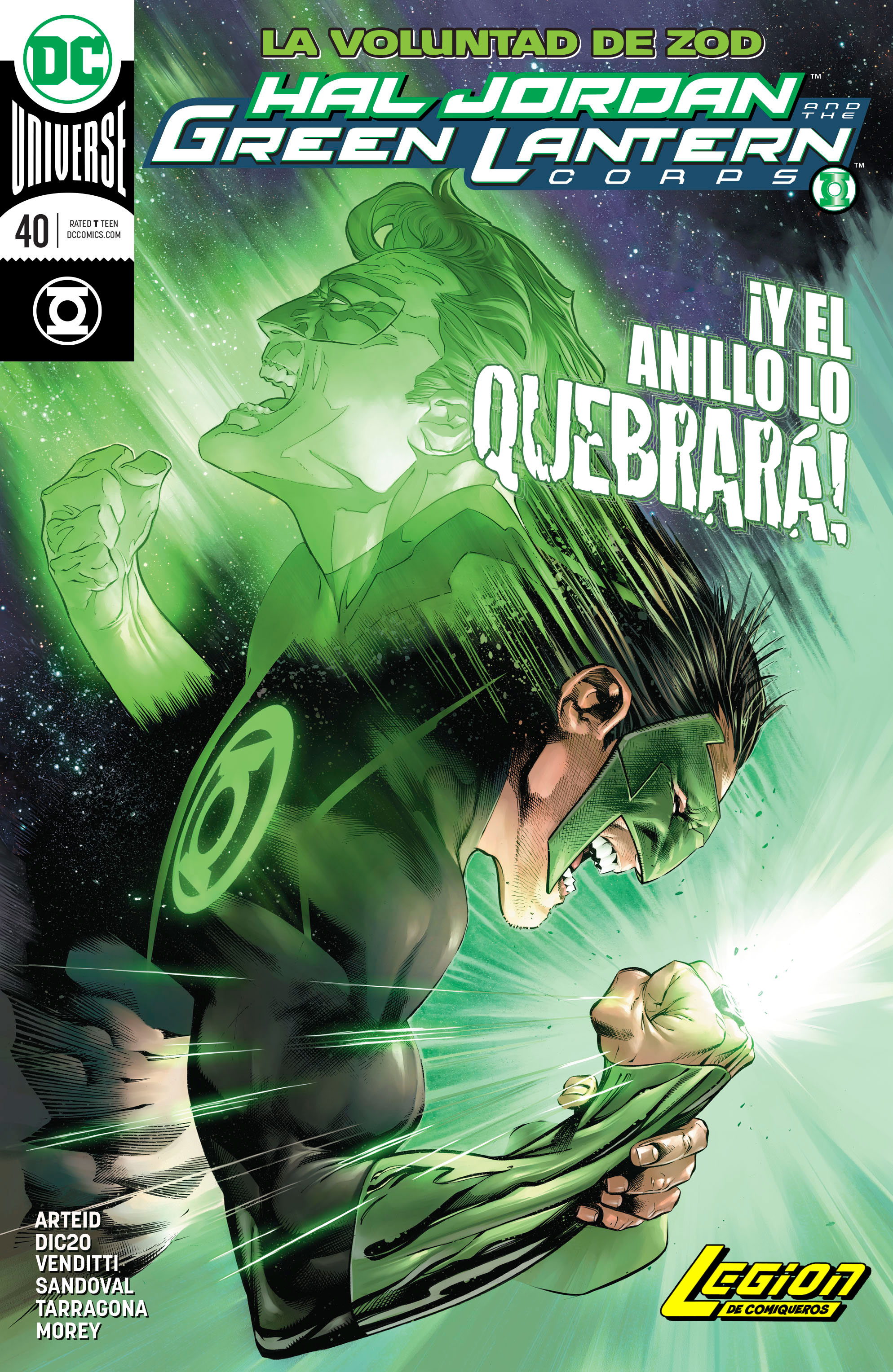 Carátula Hal Jordan and the Green Lantern Corps 40.cbr