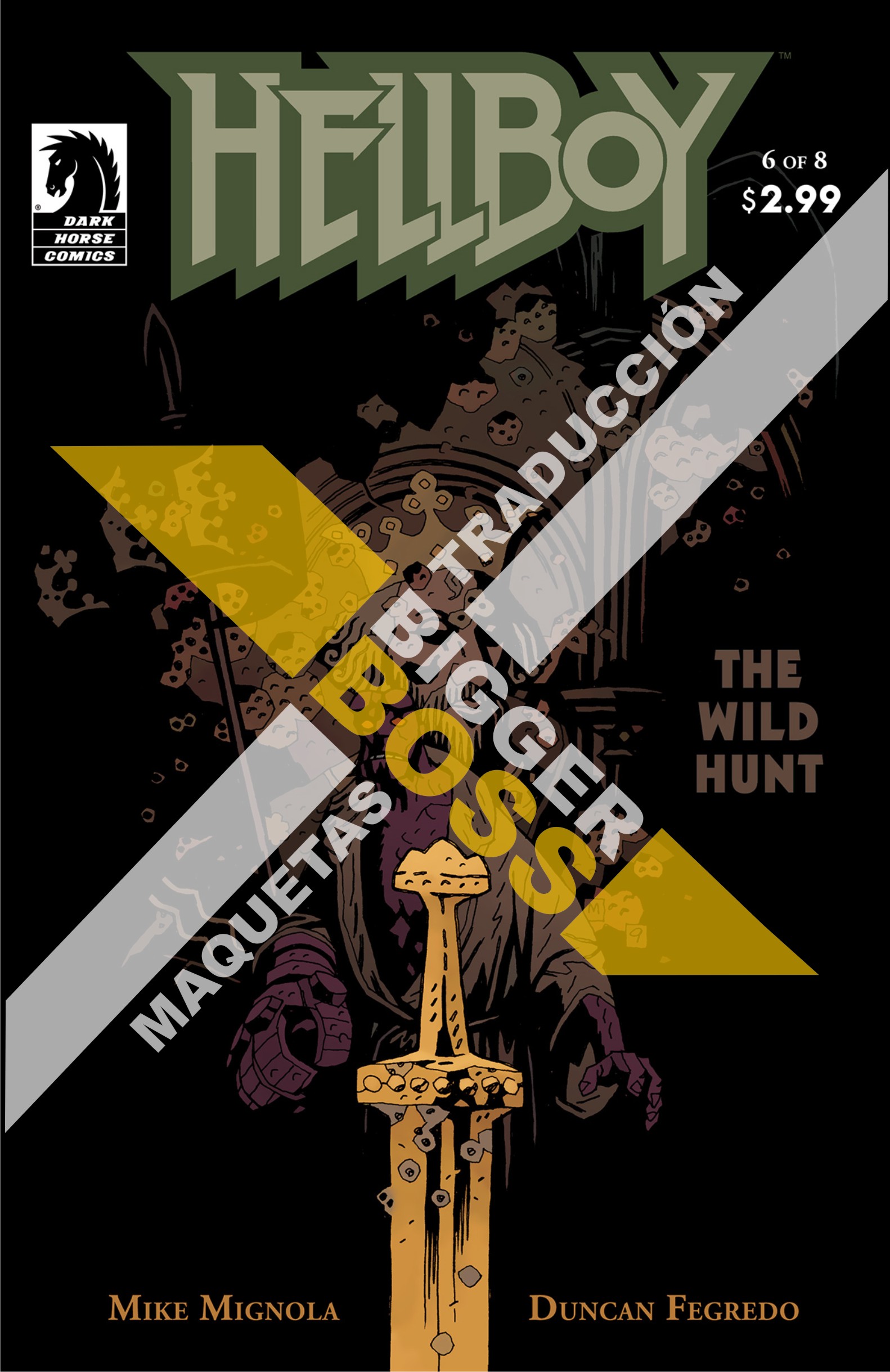 Carátula Hellboy - La Caza Salvaje - 06.cbr