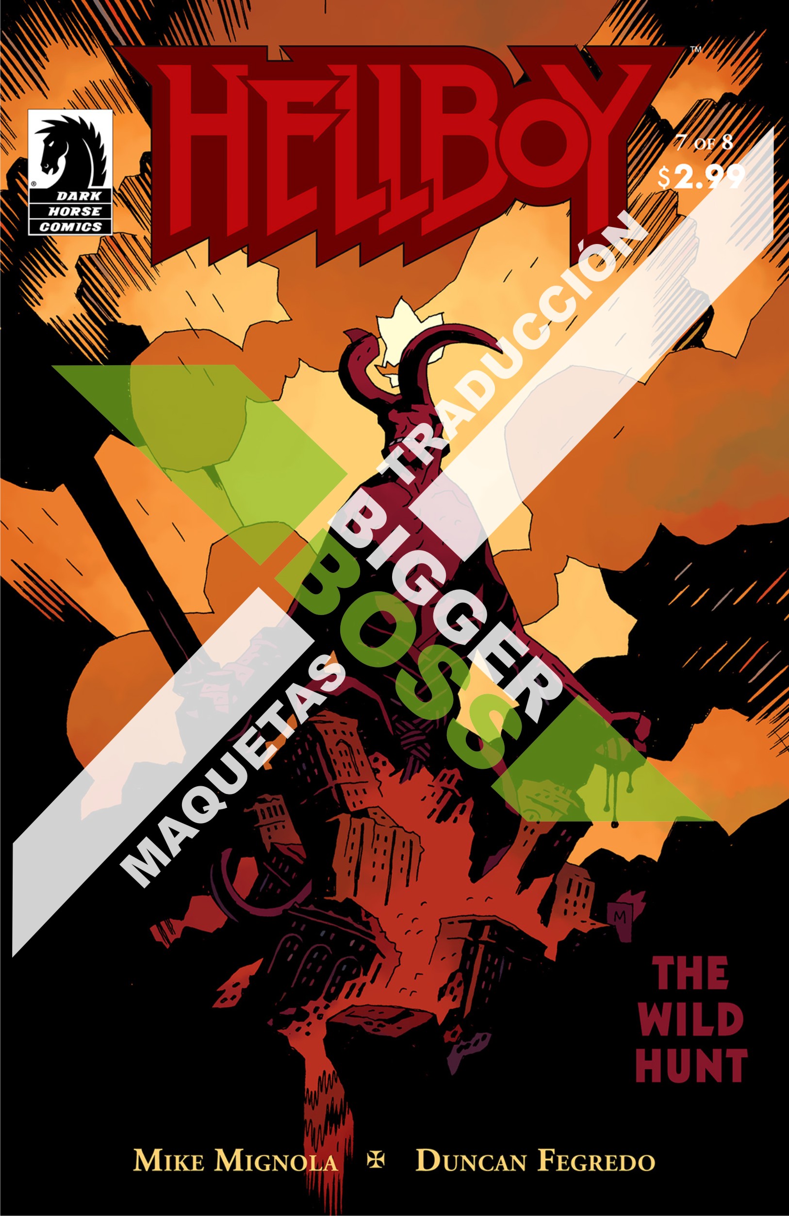 Carátula Hellboy - La Caza Salvaje - 07.cbr