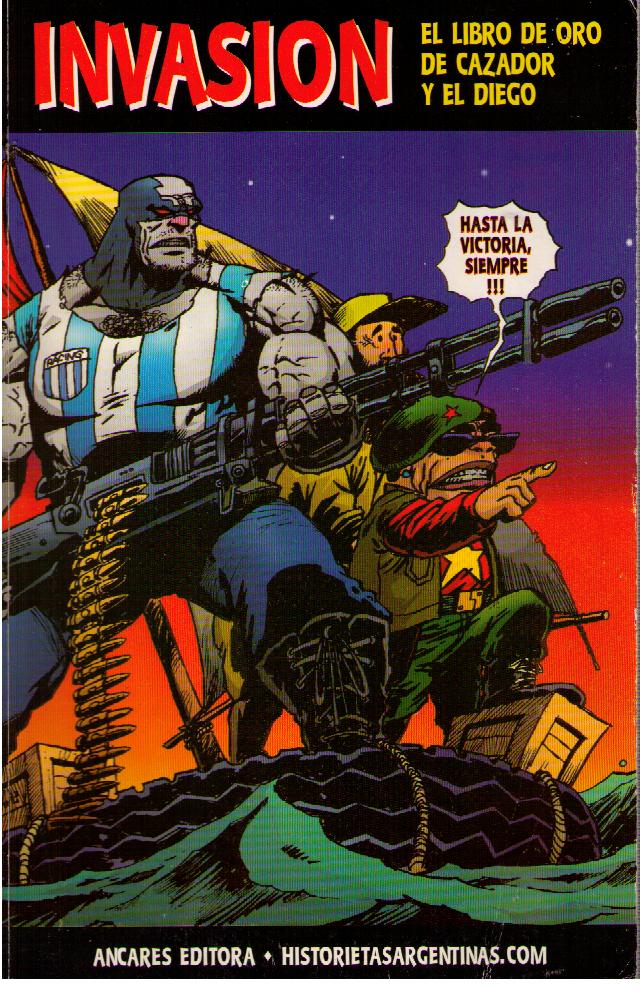 Carátula Especial - Invasion El Libro De Oro De Cazador Y El Diego .cbr
