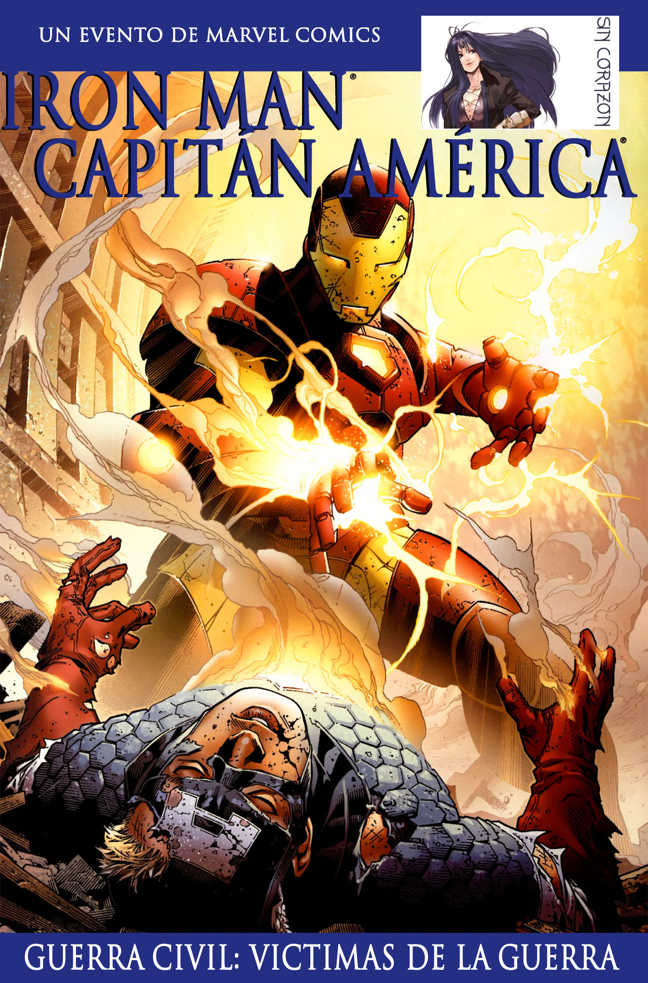 Carátula 078 Iron Man Captain America Casualities of War.cbr