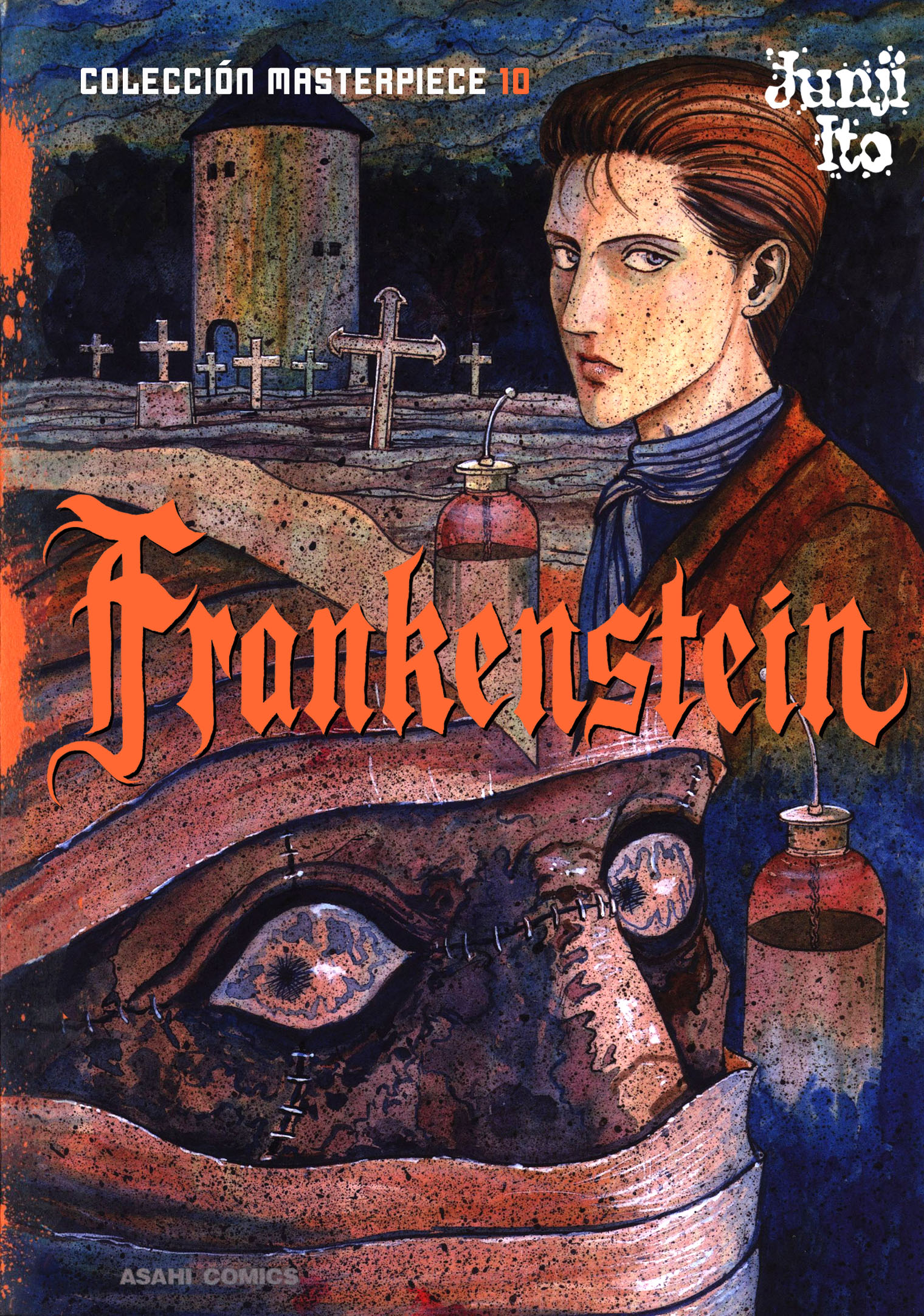 Carátula Junji Ito's Master Collection 10 Frankenstein.cbr