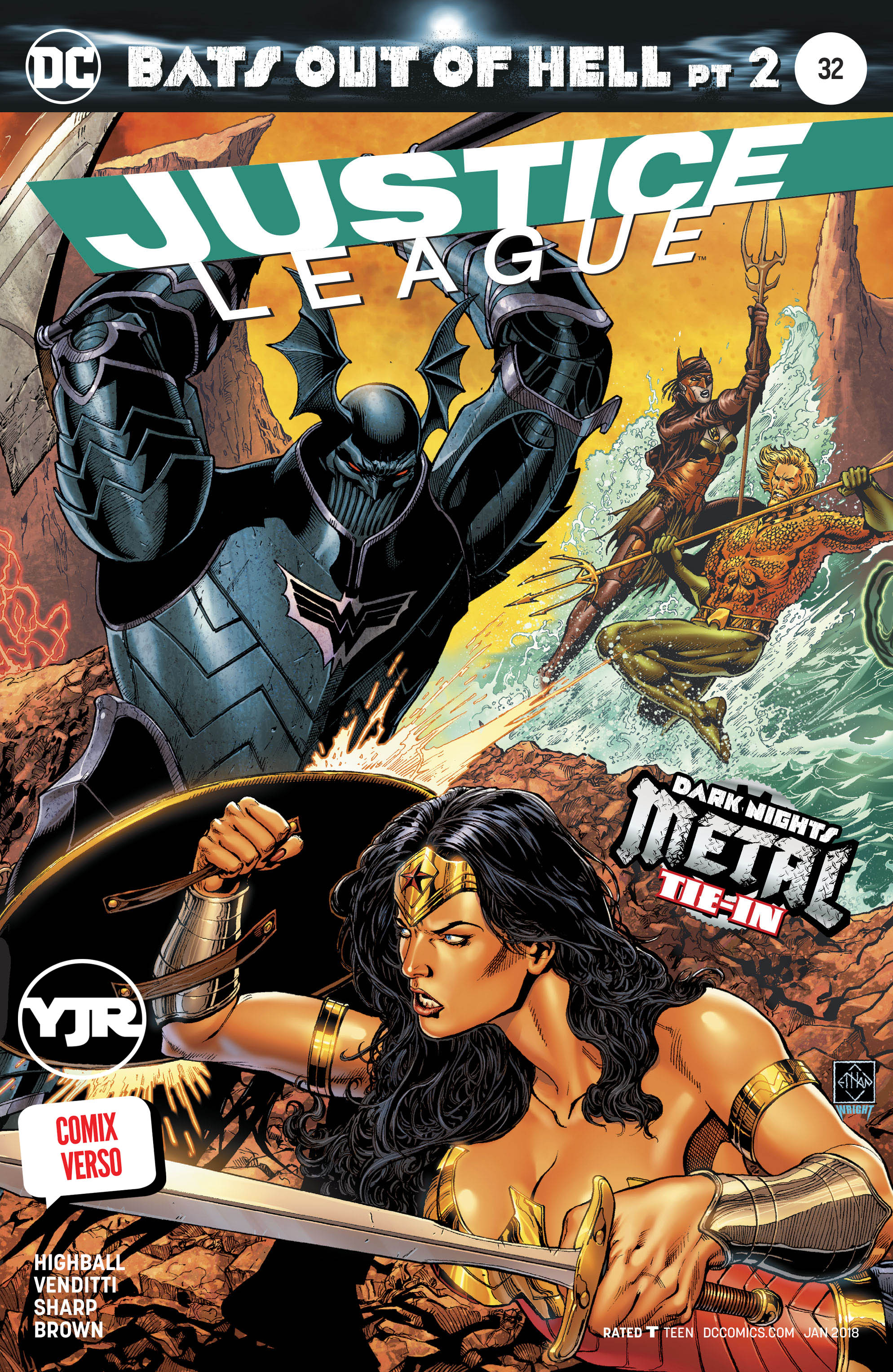 Carátula 17. Justice League Vol.3 #32.cbr