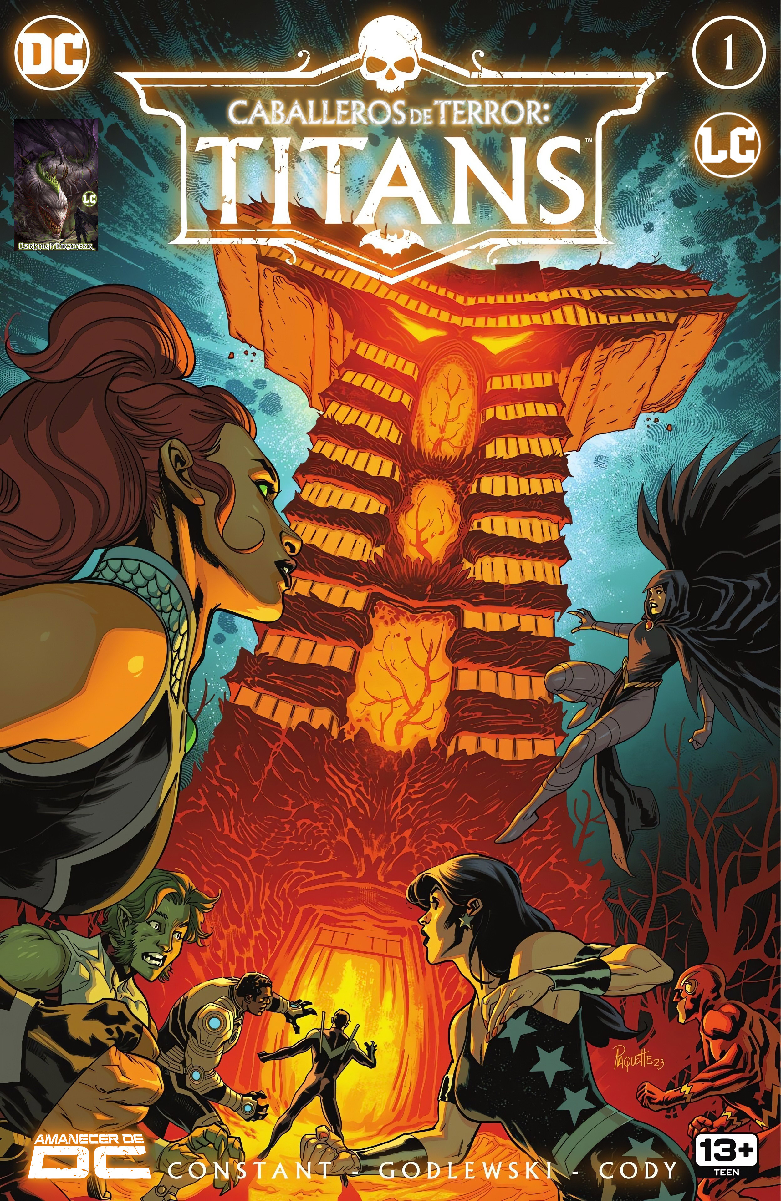Carátula 23. Knights Terrors - Titans #01.cbr