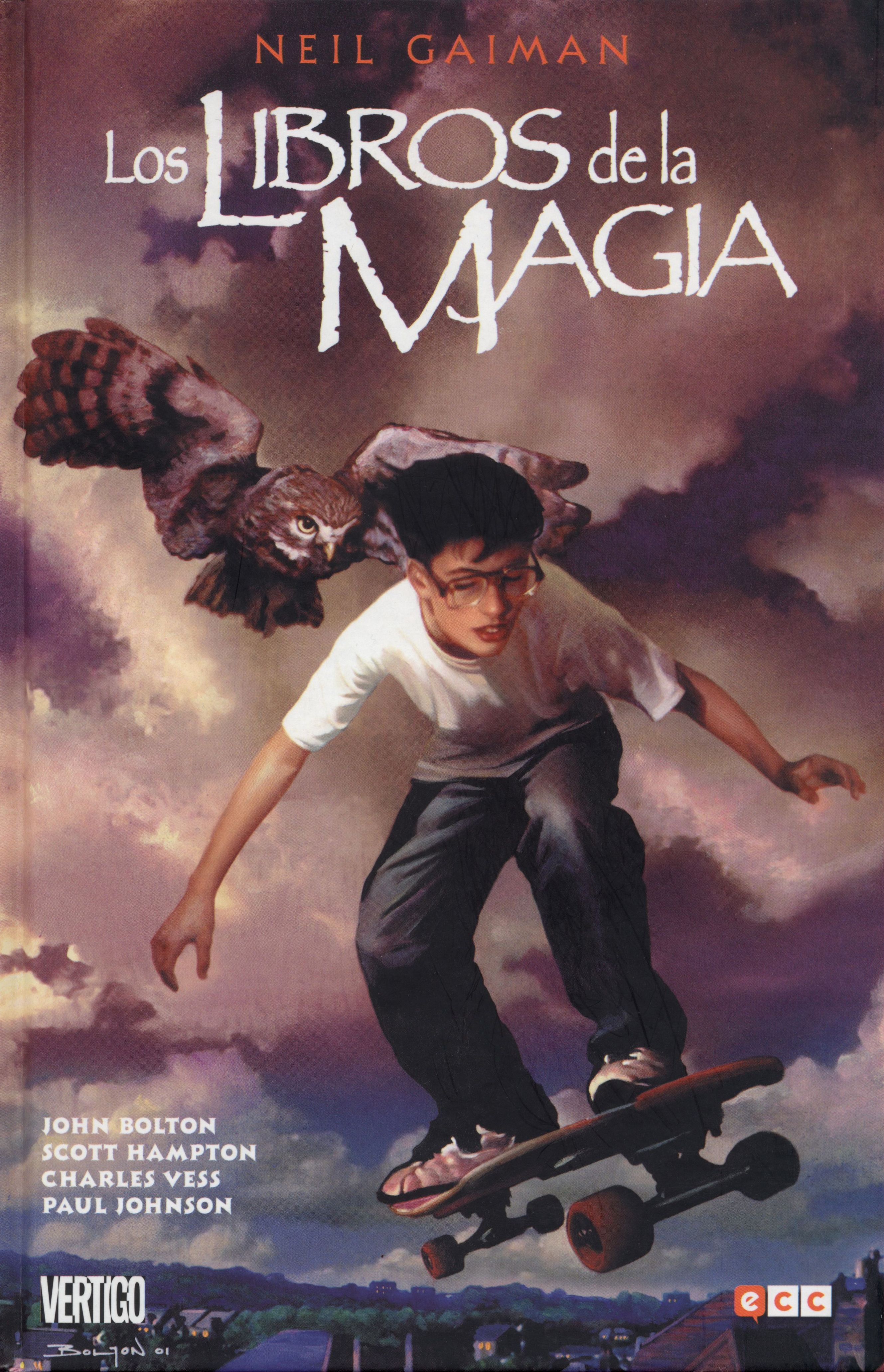 Carátula Los Libros de la Magia Vol 1 (ECC) [Tildoras, CRG].cbr