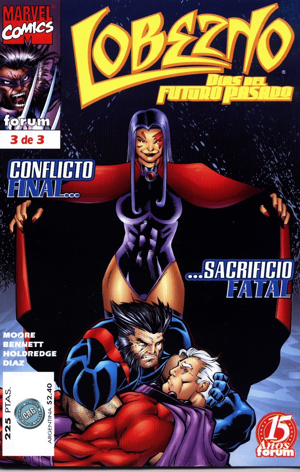 Carátula 4-Lobezno - Dias del futuro pasado #3.cbr