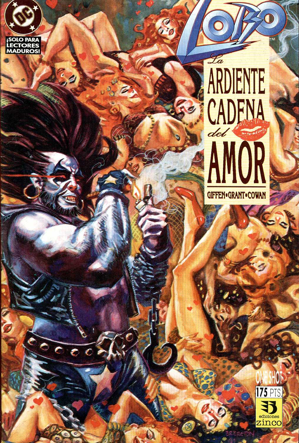 Carátula Lobo - La Ardiente Cadena@com1cfan.cbr