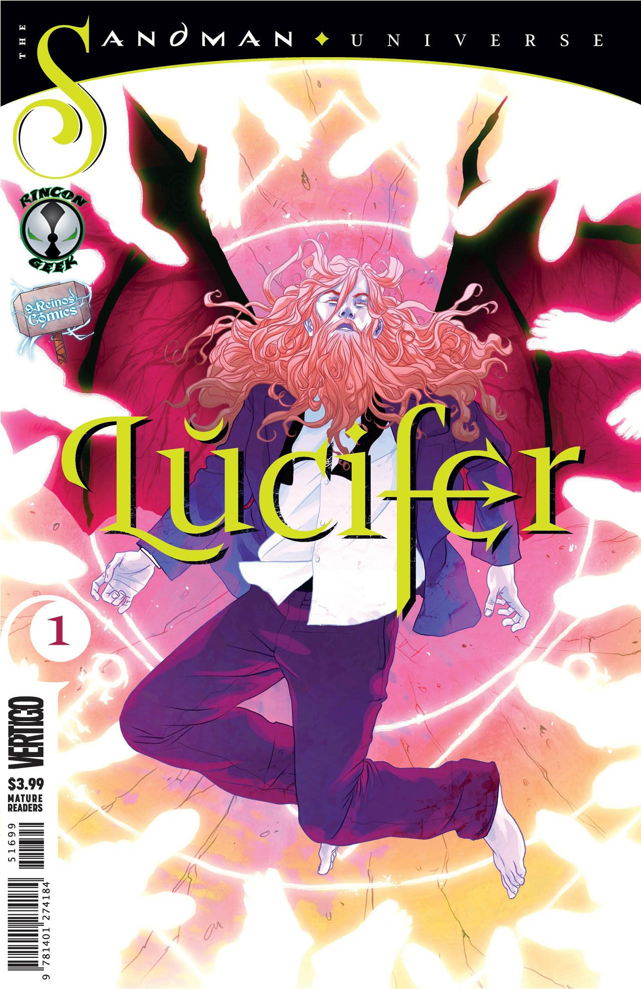 Carátula Lucifer #01 - La Caída de la Gracia y Bajar las Escaleras .cbr