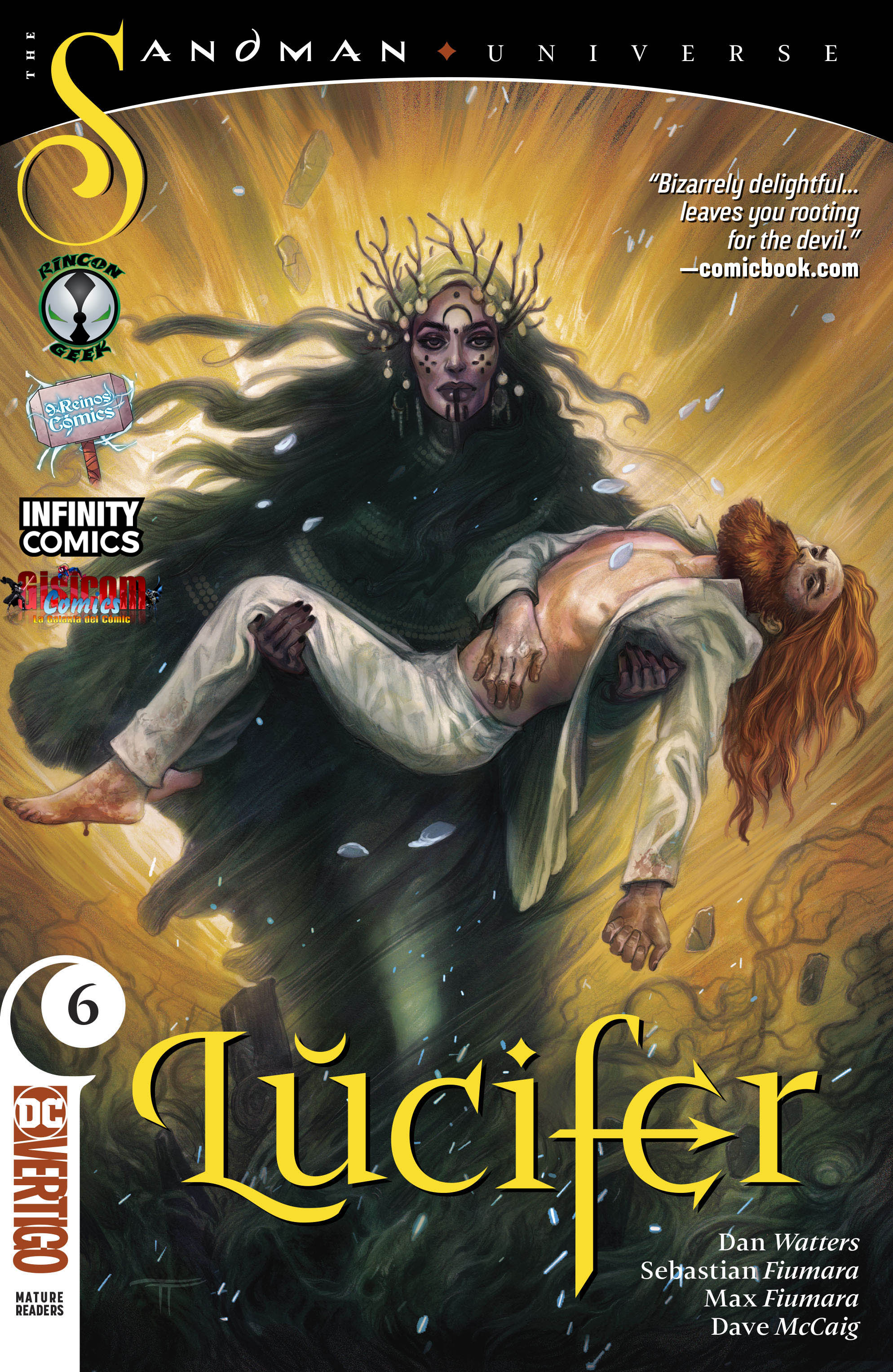 Carátula Lucifer #06 - Una Largamente Esperada Venganza.cbr