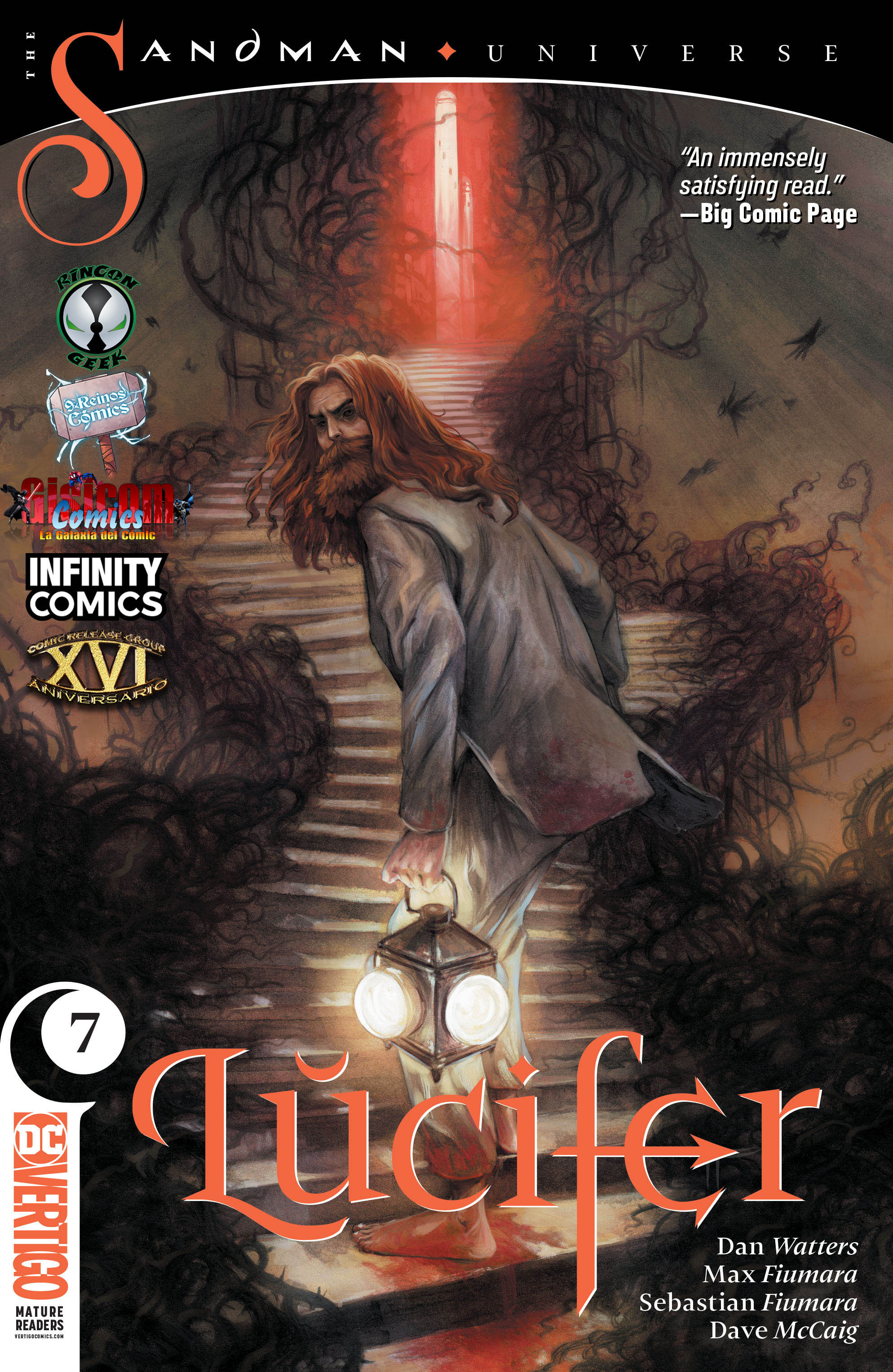 Carátula Lucifer #07 - Un Pequeño Desvío al Infierno.cbr
