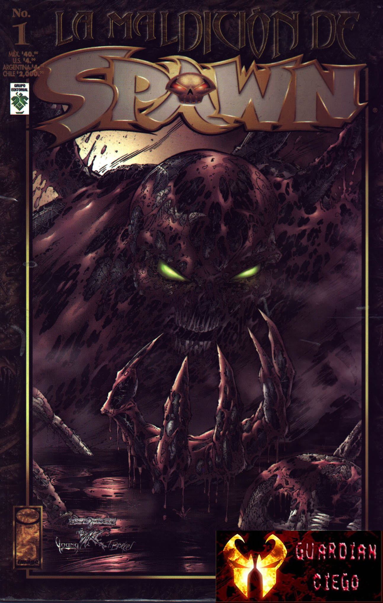Carátula La Maldicion de Spawn 01 [ESPAÑOL].cbr
