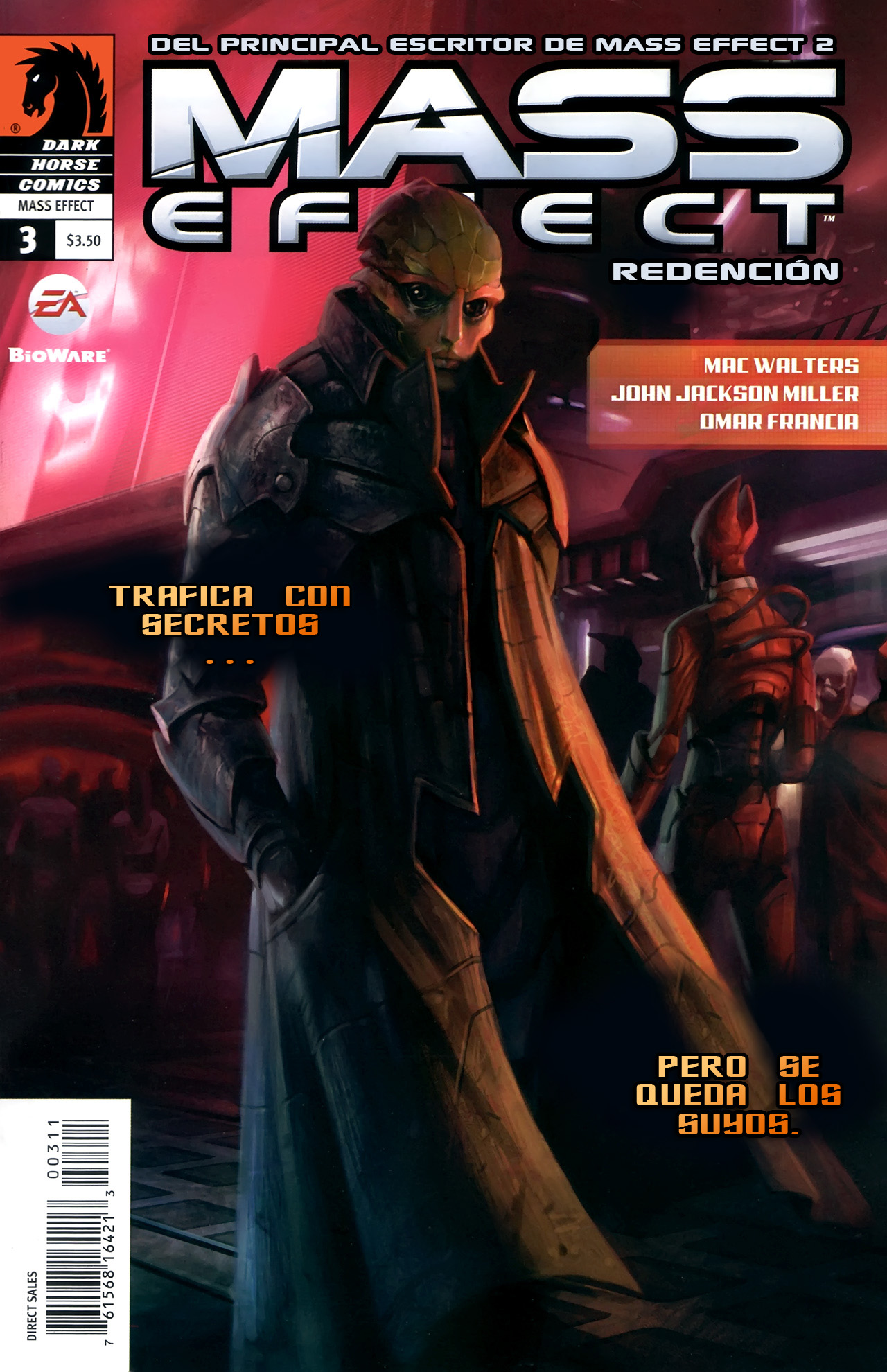Carátula Mass Effect - Redemption #03.cbr