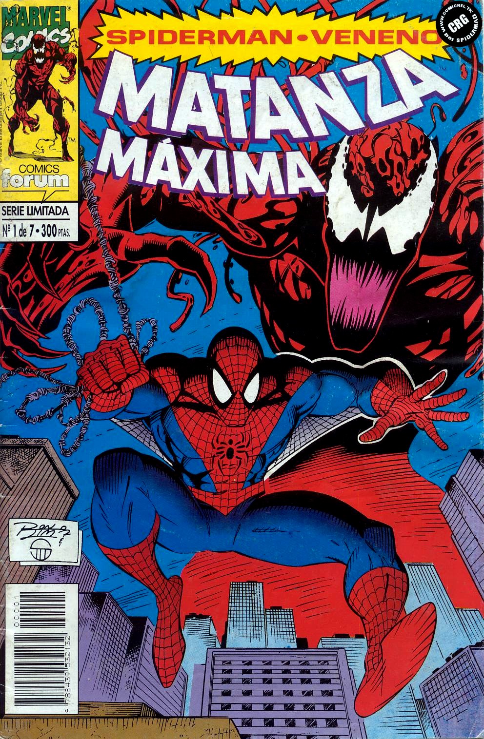 Carátula Maximum Carnage #01.cbr