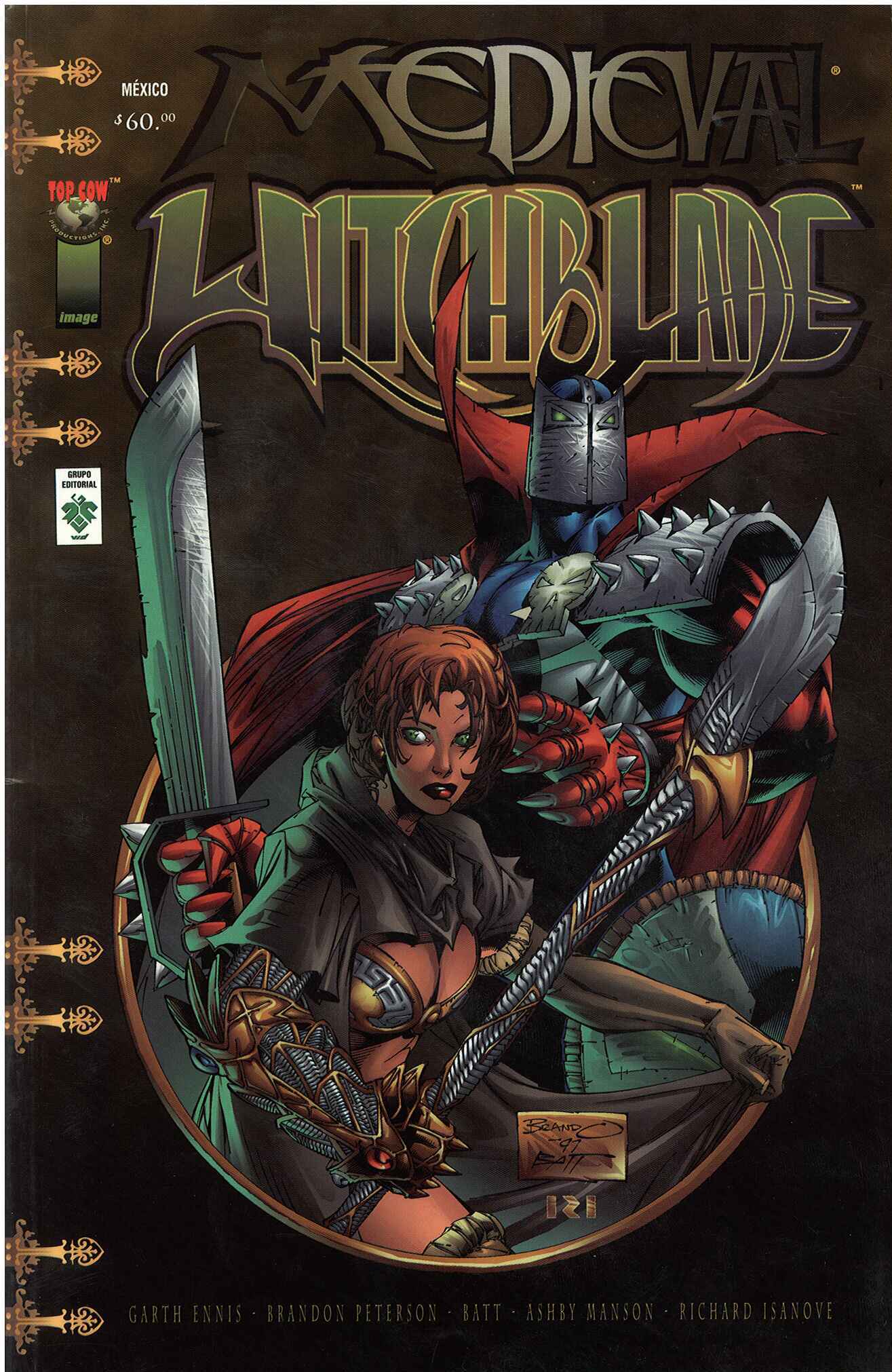 Carátula Medieval Spawn . Witchblade.cbr