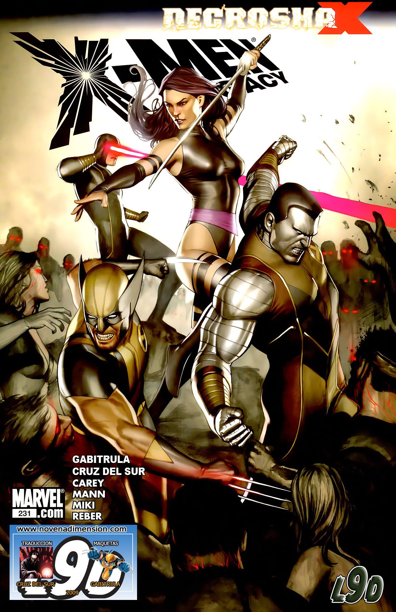 Carátula 12 X-Men Legacy 231.cbr