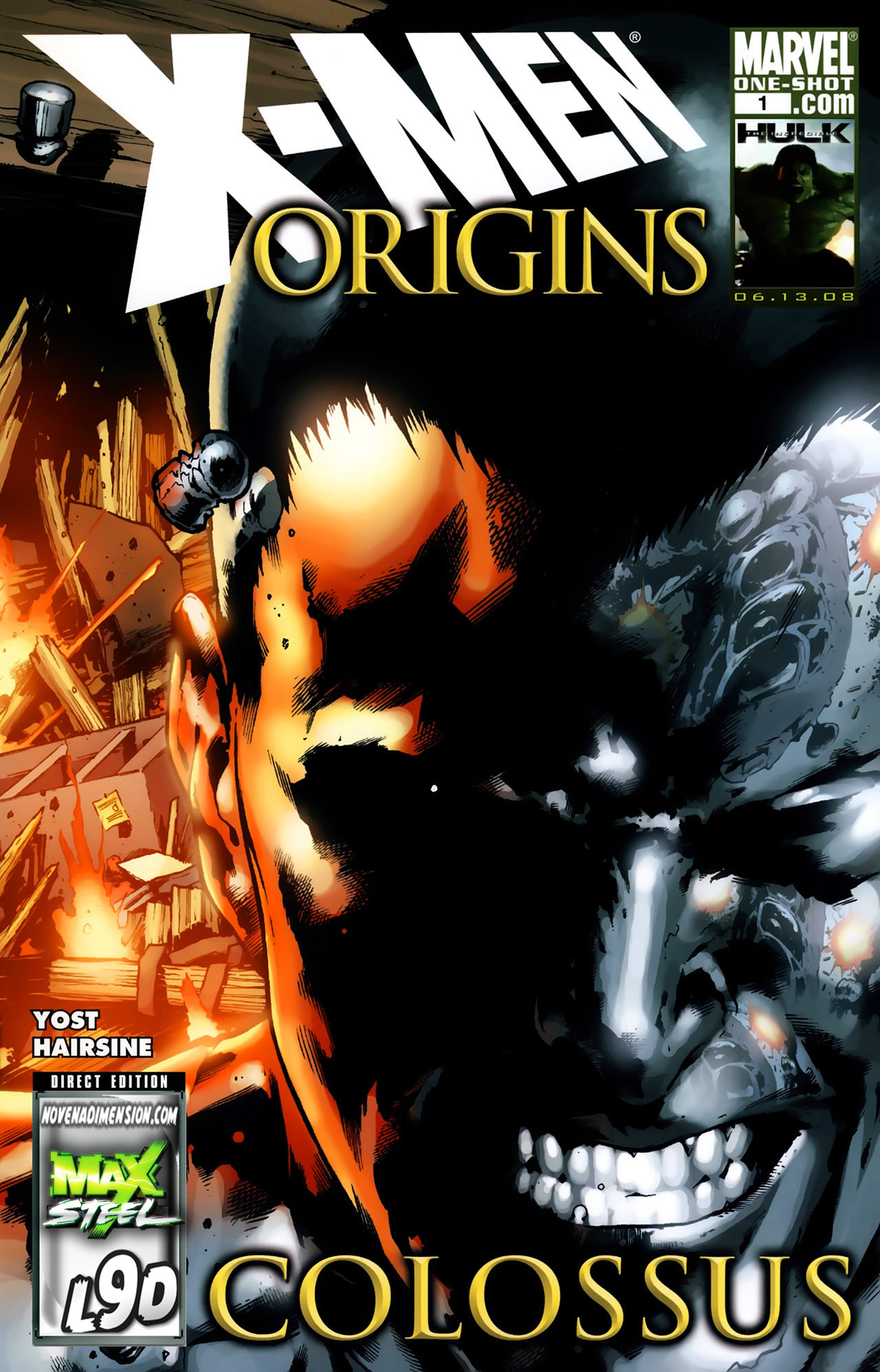 Carátula X-Men Origins - Colossus (One-Shot).cbr