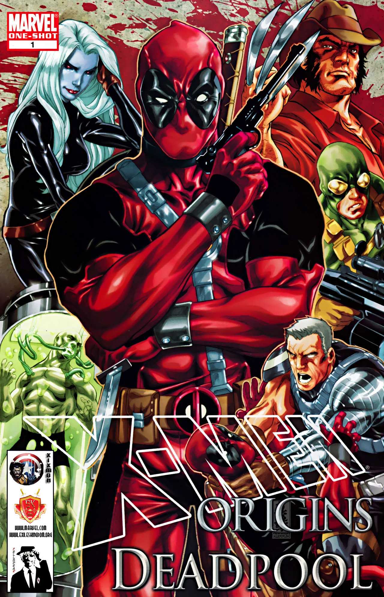 Carátula X-Men Origins - Deadpool (One-Shot).CBR